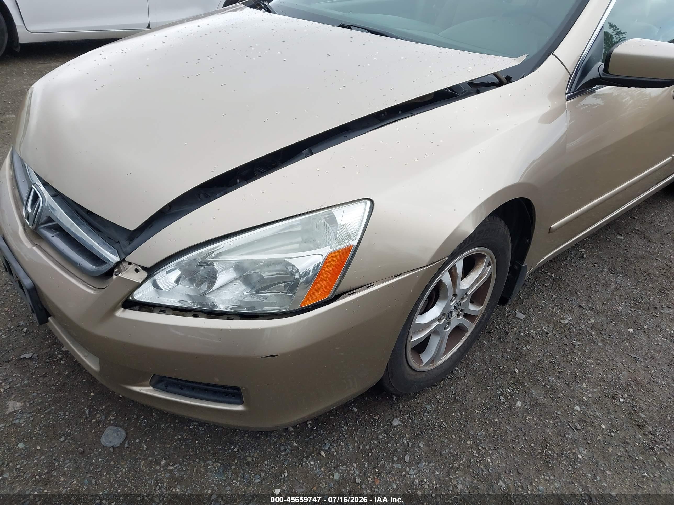 2006 Honda Accord 2.4 Ex Gold vin: 1HGCM56706A174626