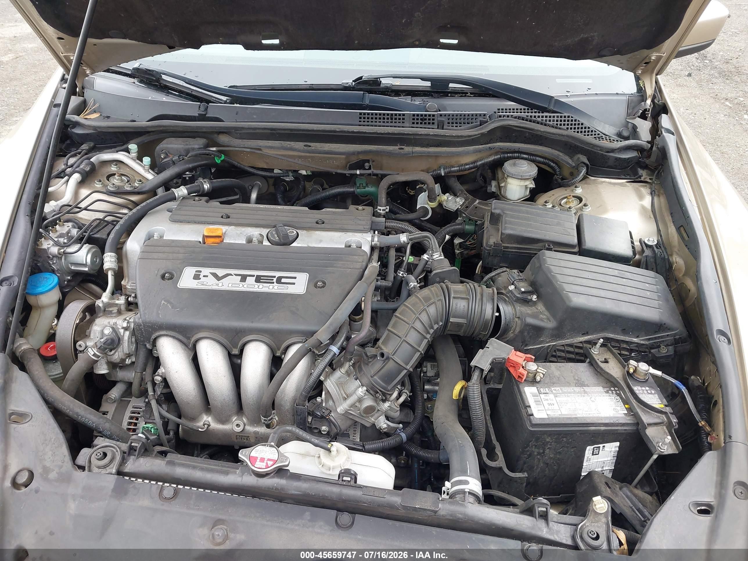 2006 Honda Accord 2.4 Ex Gold vin: 1HGCM56706A174626
