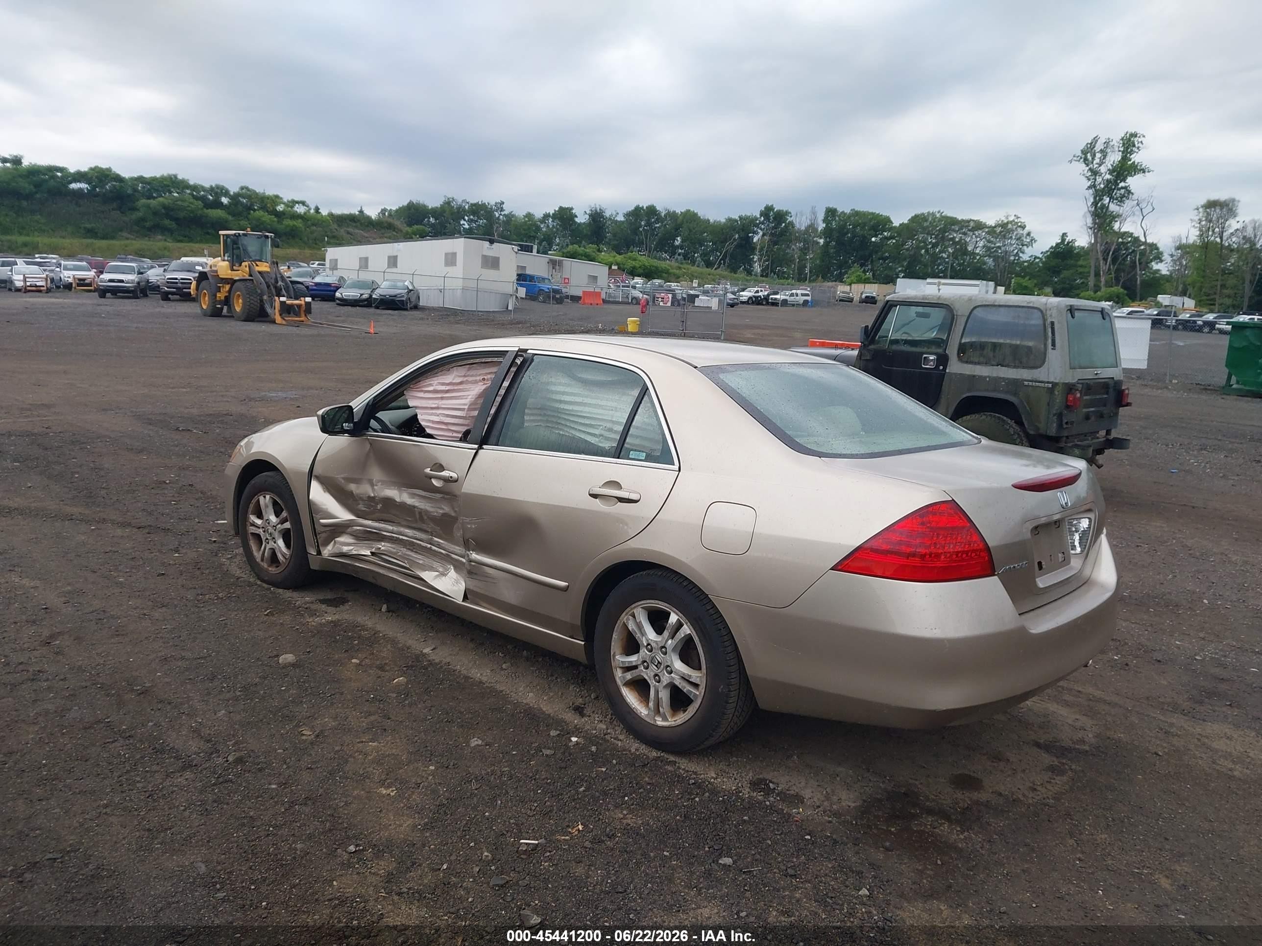 2007 Honda Accord 2.4 Ex Gold vin: 1HGCM56707A004056