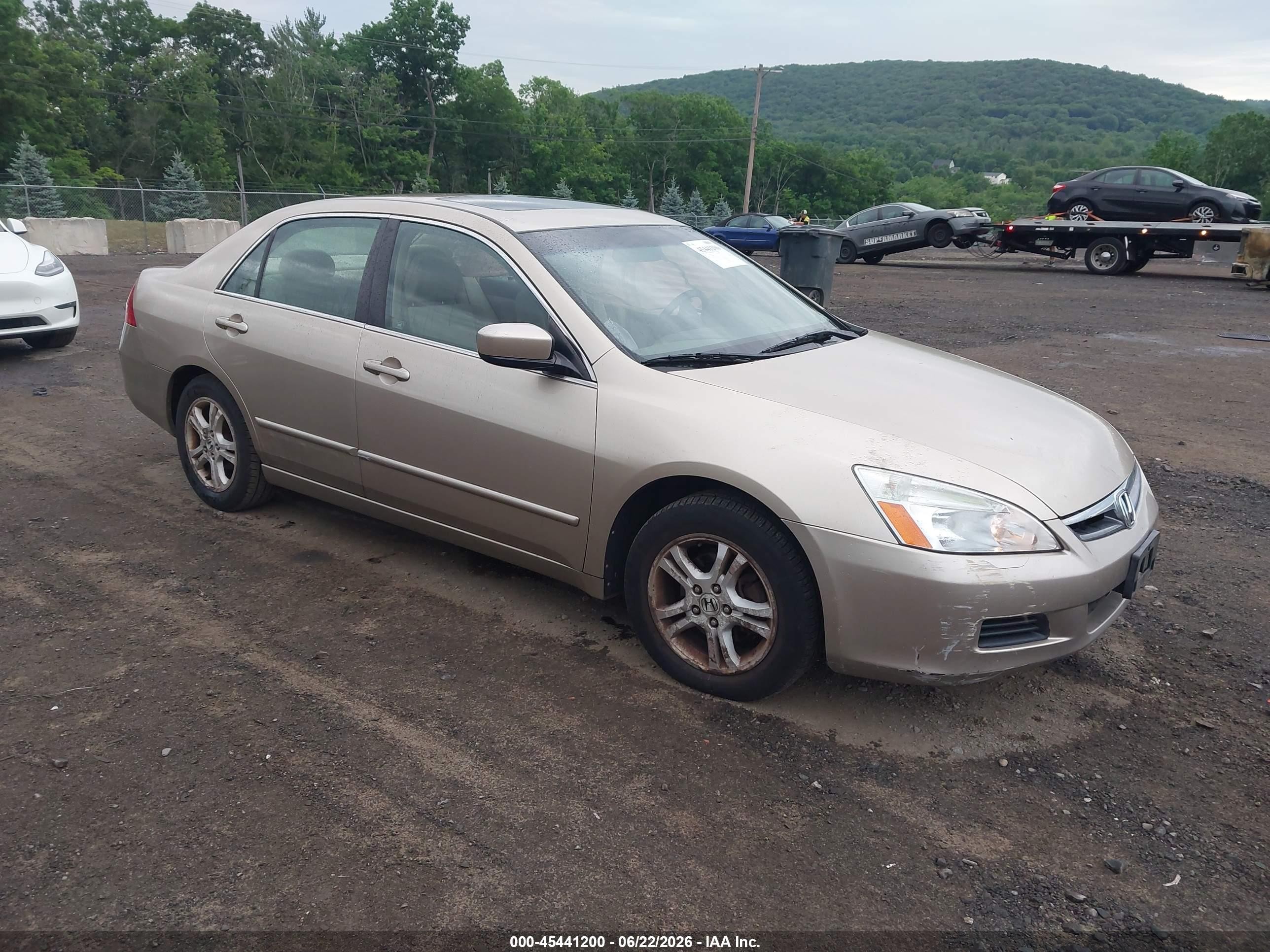 2007 Honda Accord 2.4 Ex Gold vin: 1HGCM56707A004056