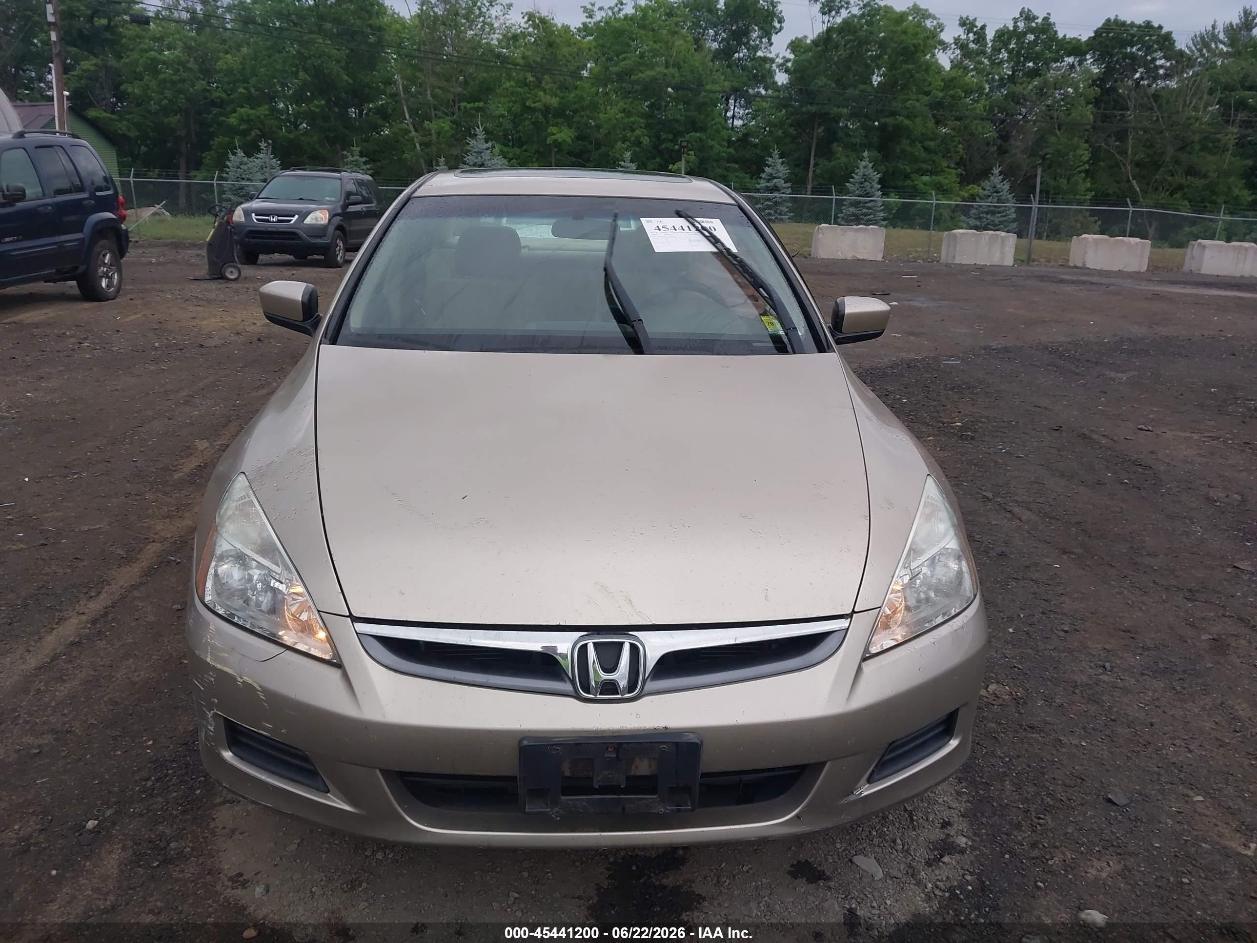 2007 Honda Accord 2.4 Ex Gold vin: 1HGCM56707A004056