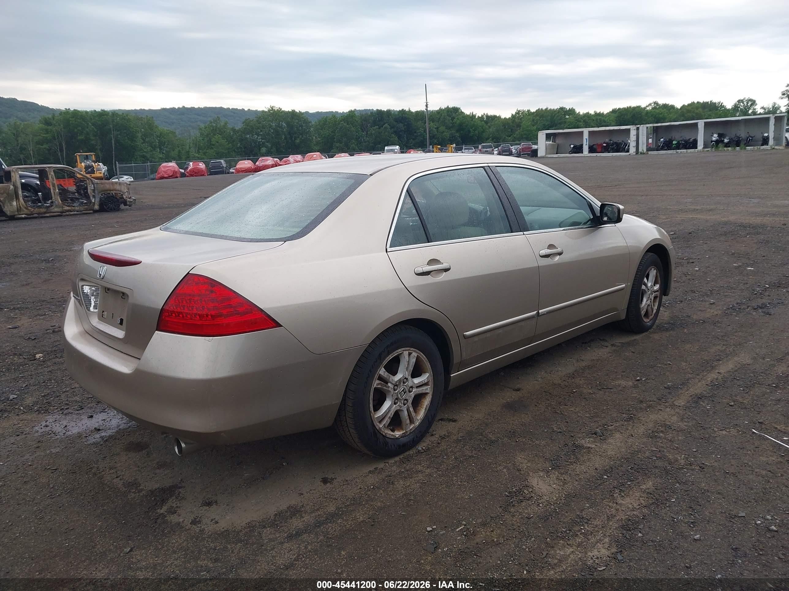 2007 Honda Accord 2.4 Ex Gold vin: 1HGCM56707A004056