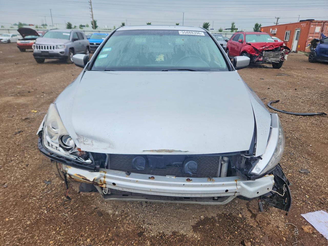 2007 Honda Accord Ex Silver vin: 1HGCM56707A004963