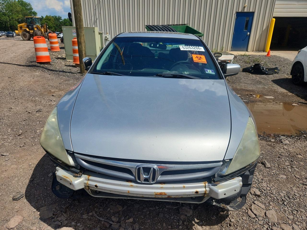 2007 Honda Accord Ex Silver vin: 1HGCM56707A007748