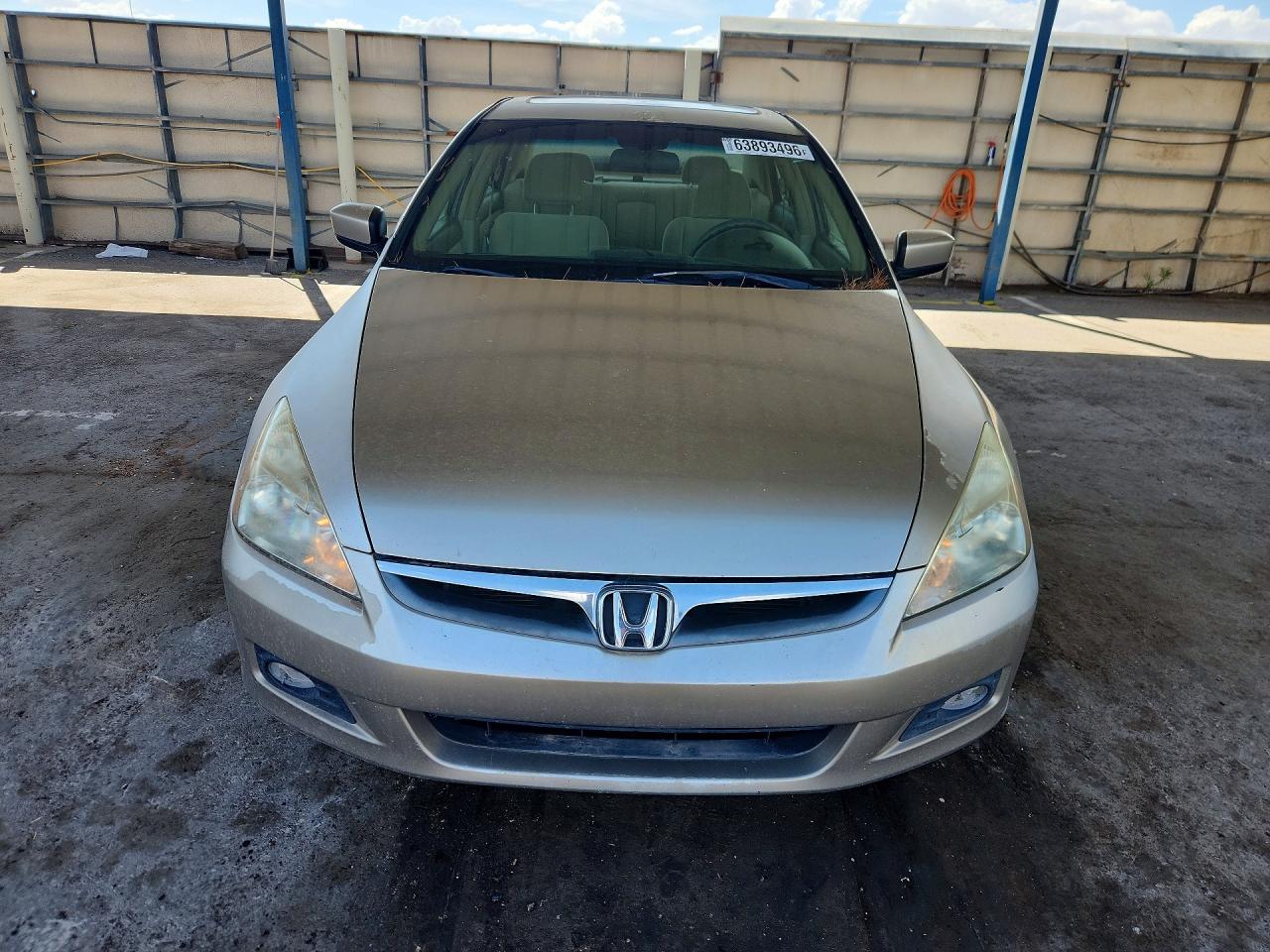2007 Honda Accord Ex Tan vin: 1HGCM56707A011654