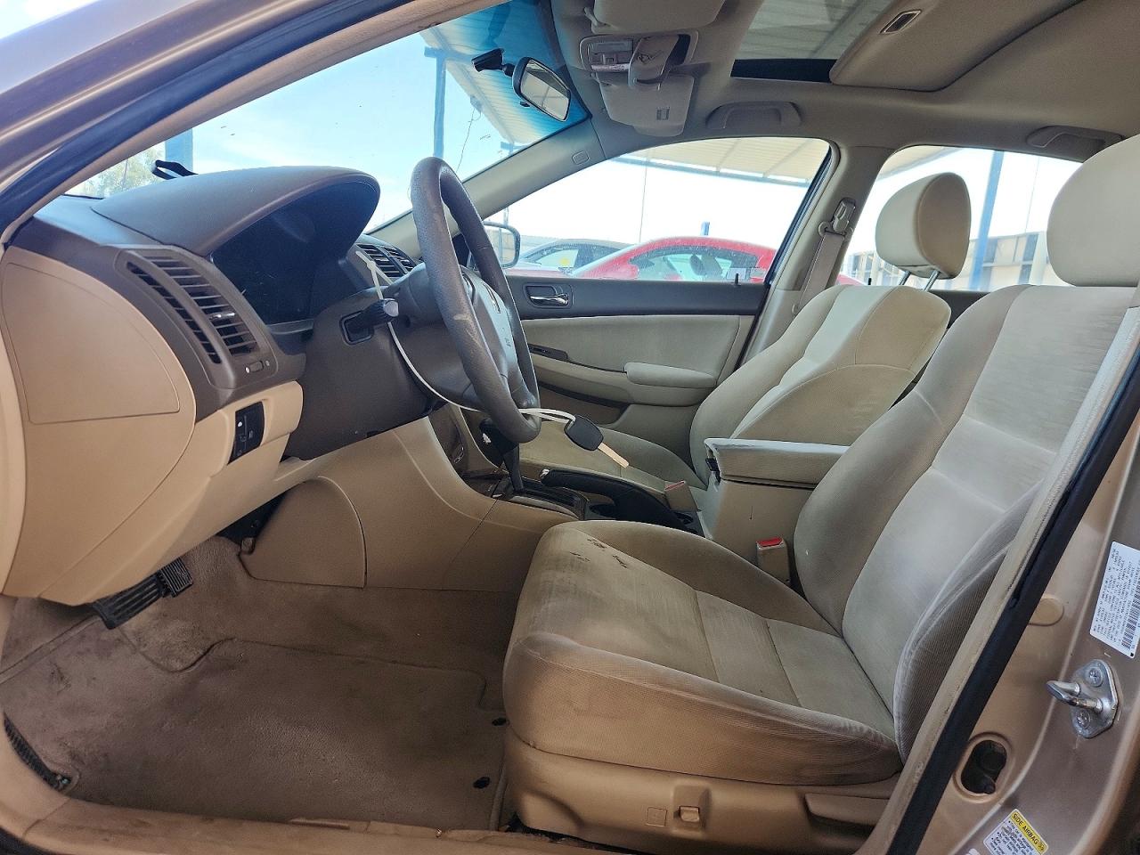2007 Honda Accord Ex Tan vin: 1HGCM56707A011654