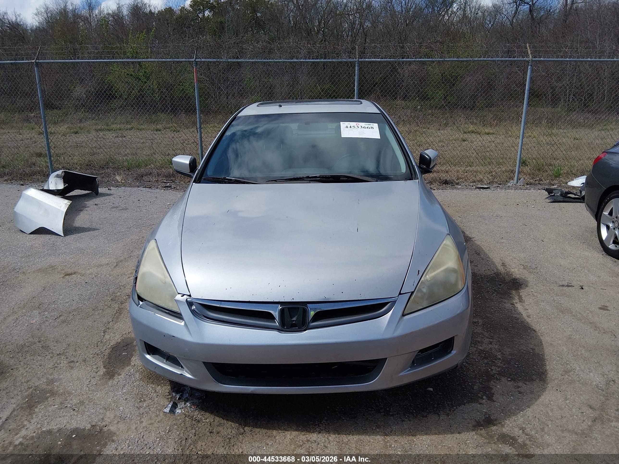 2007 Honda Accord 2.4 Ex Silver vin: 1HGCM56707A020998