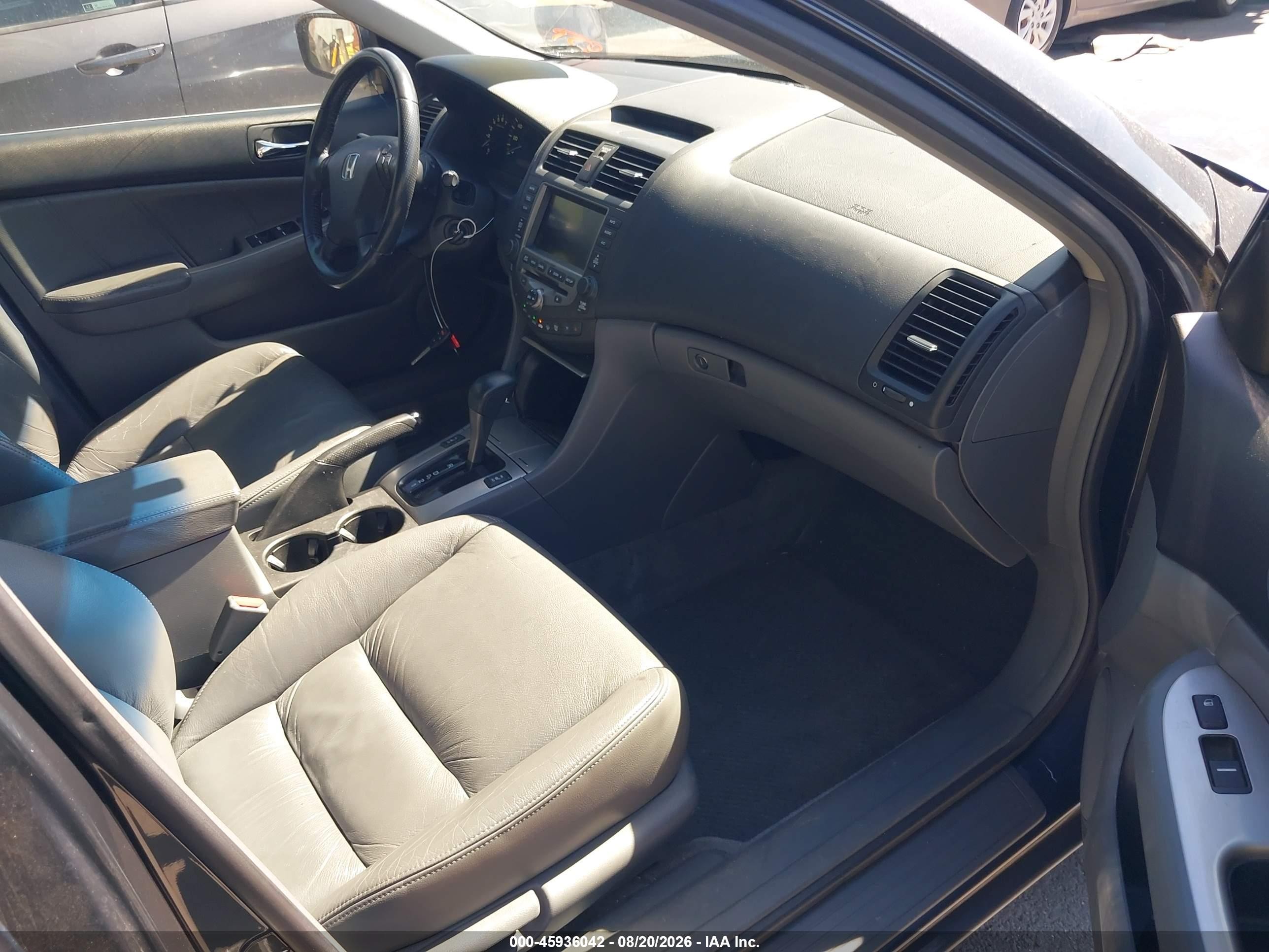 2007 Honda Accord 2.4 Ex Gray vin: 1HGCM56707A068212