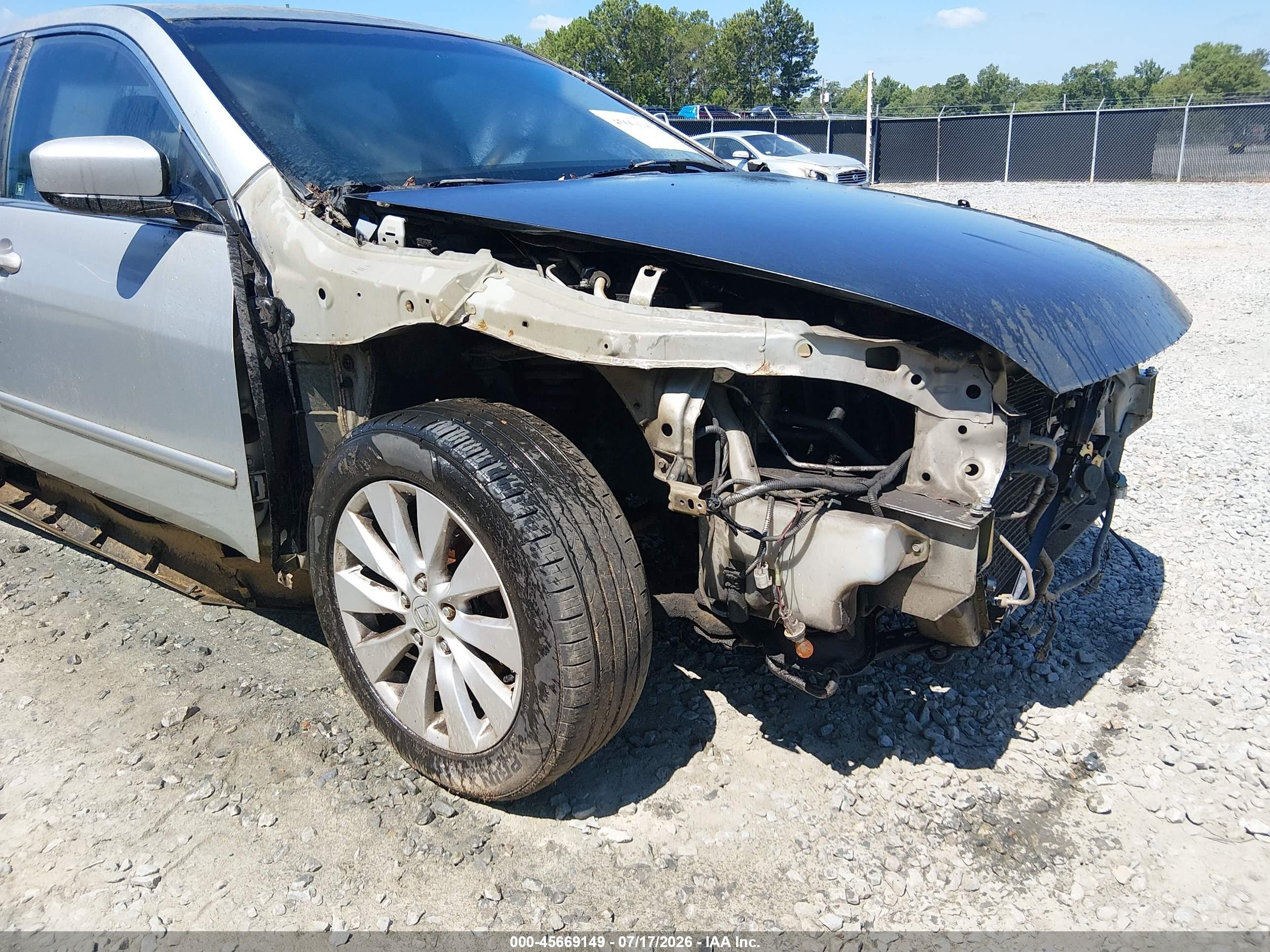 2007 Honda Accord 2.4 Ex Silver vin: 1HGCM56707A134368