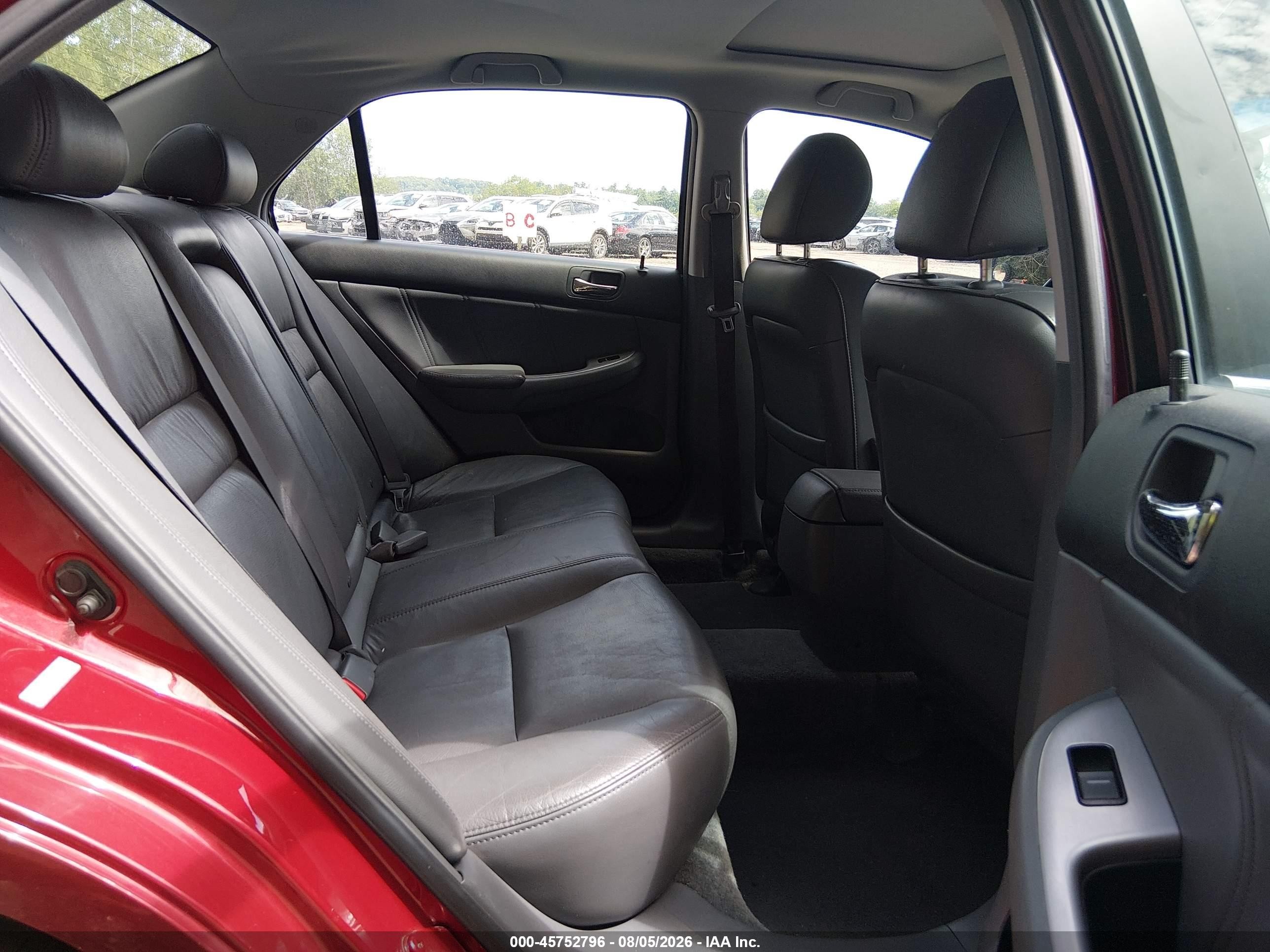 2007 Honda Accord 2.4 Ex Burgundy vin: 1HGCM56707A149503