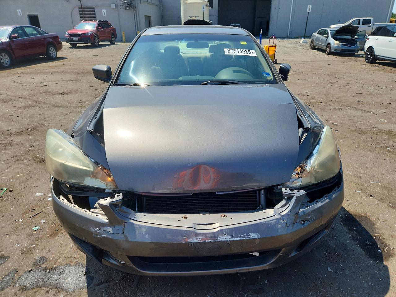 2007 Honda Accord Ex Gray vin: 1HGCM56707A160694