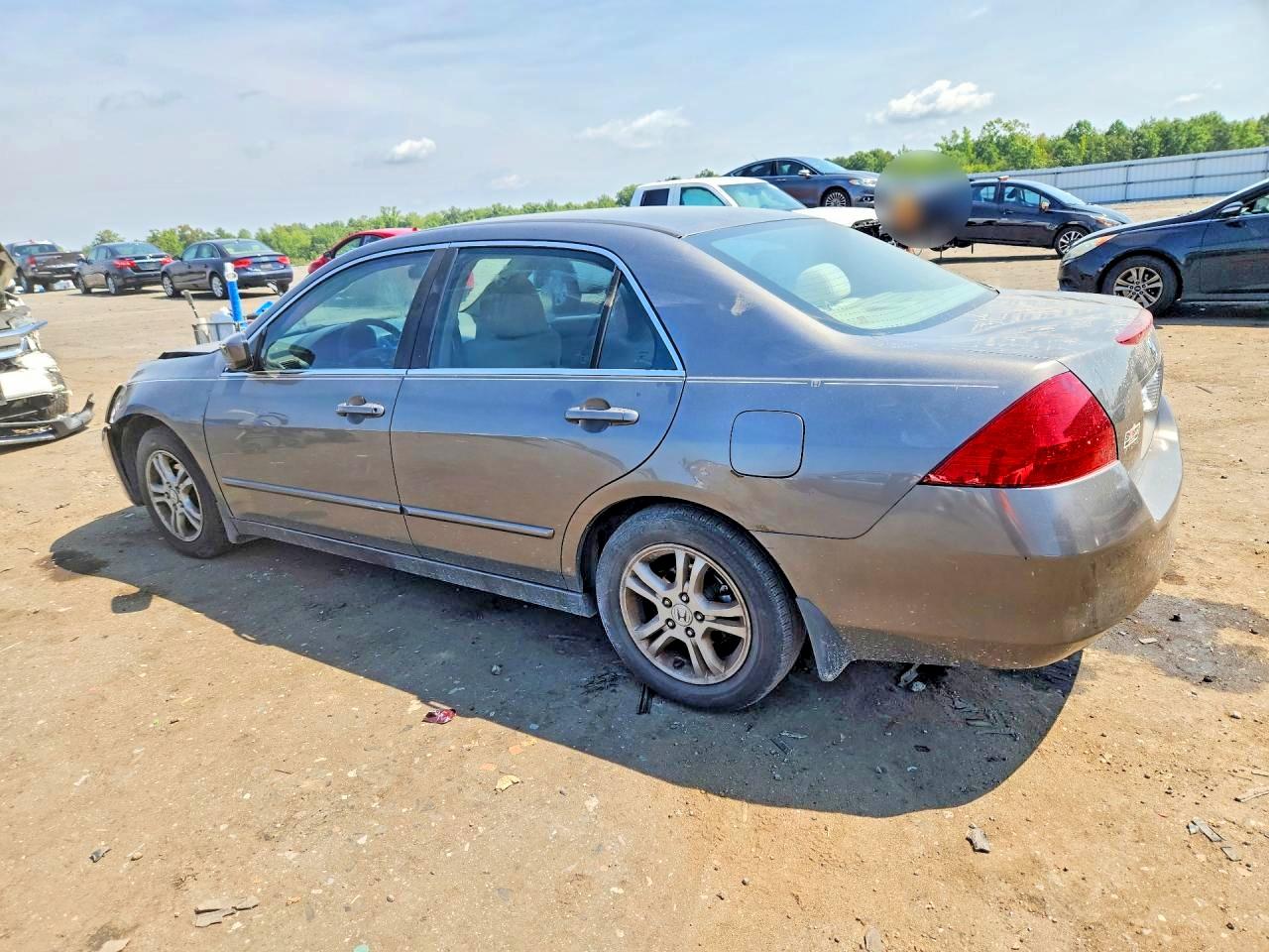 2007 Honda Accord Ex Gray vin: 1HGCM56707A160694