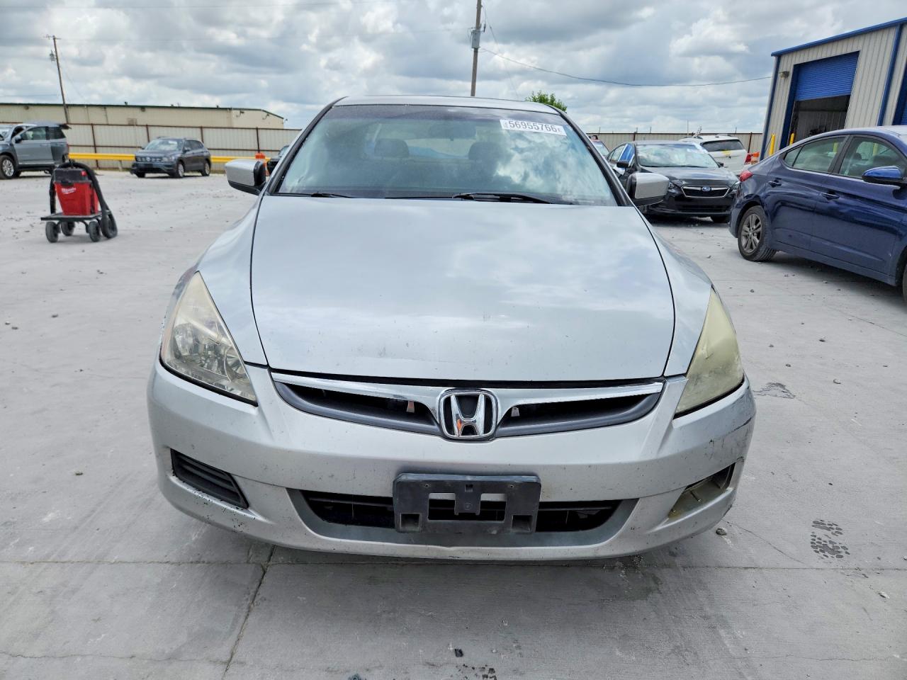 2007 Honda Accord Ex Серебряный vin: 1HGCM56707A176040