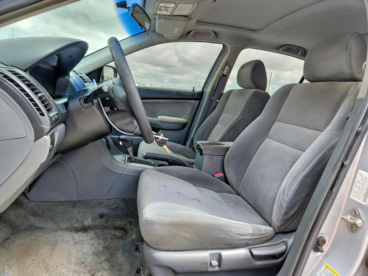 2007 Honda Accord Ex Серебряный vin: 1HGCM56707A176040