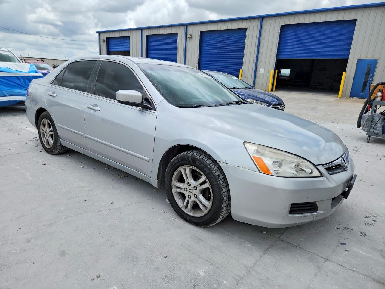 2007 Honda Accord Ex Серебряный vin: 1HGCM56707A176040
