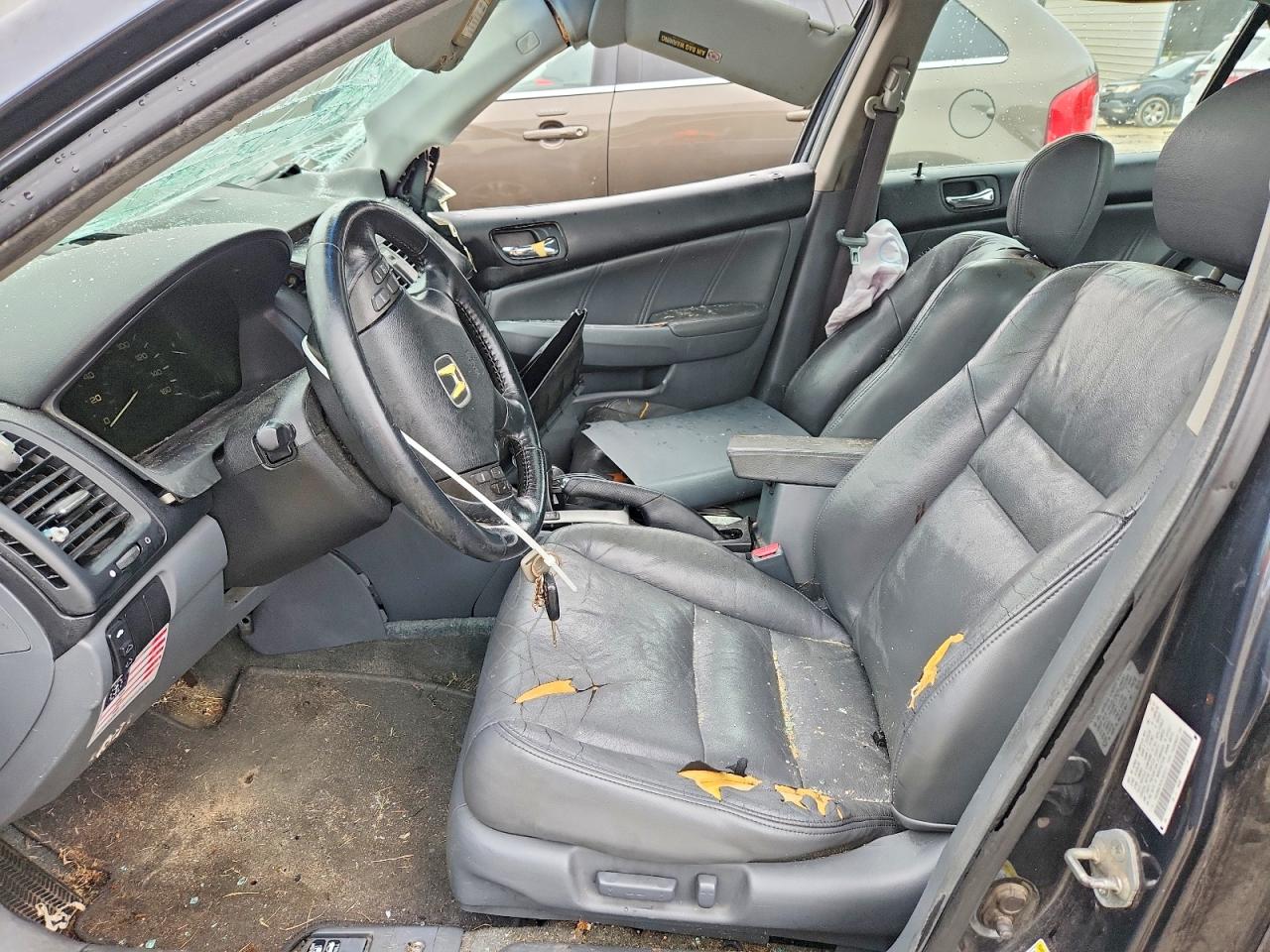 2007 Honda Accord Ex Gray vin: 1HGCM56707A183313