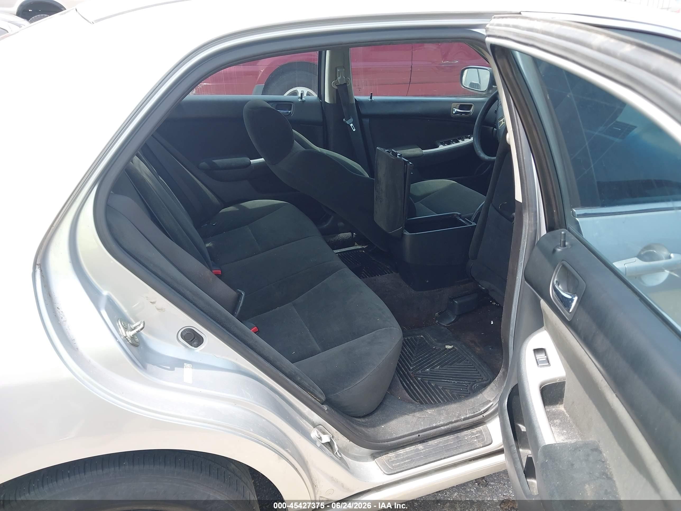 2007 Honda Accord 2.4 Ex Silver vin: 1HGCM56707A184252