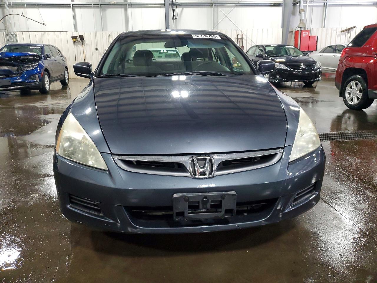 2007 Honda Accord Ex Gray vin: 1HGCM56707A192397