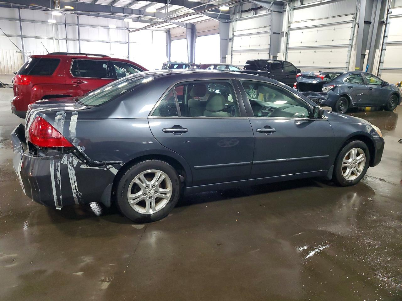 2007 Honda Accord Ex Gray vin: 1HGCM56707A192397