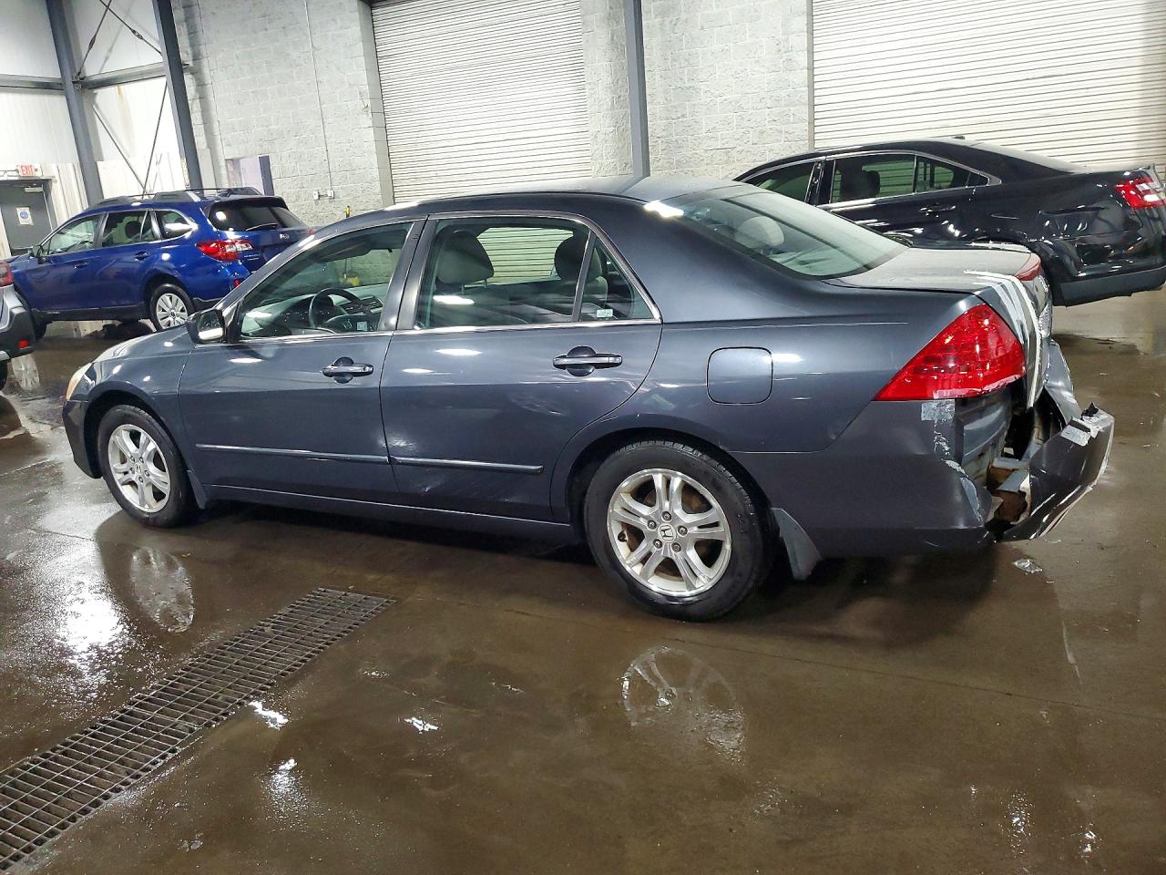 2007 Honda Accord Ex Gray vin: 1HGCM56707A192397