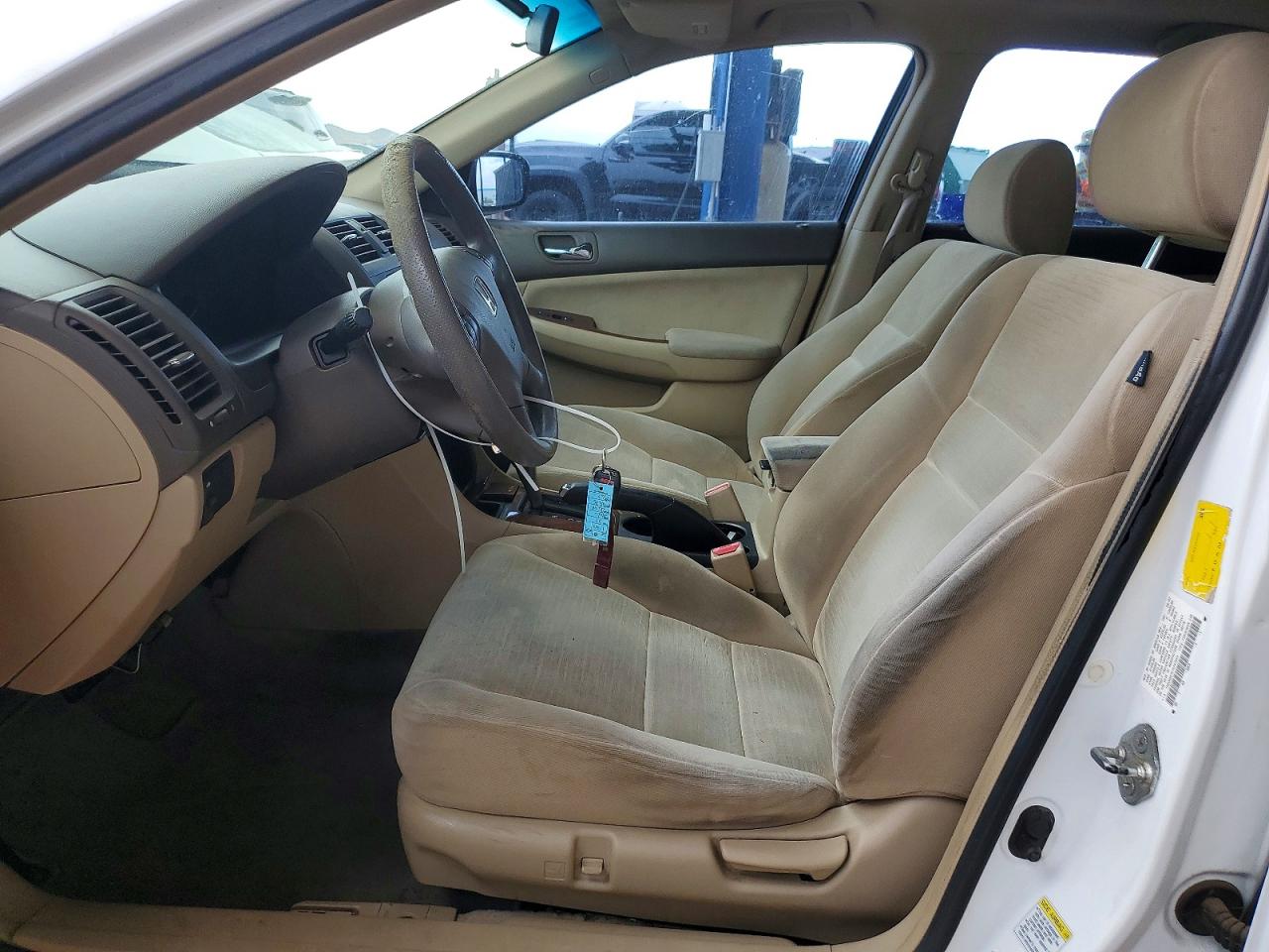 2007 Honda Accord Ex Белый vin: 1HGCM56707A197003