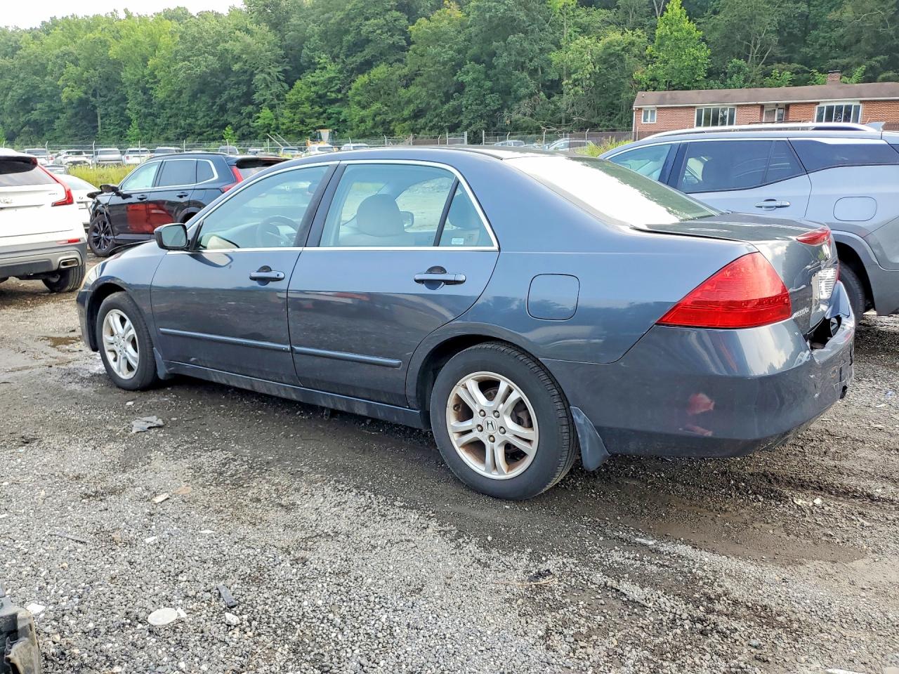 2007 Honda Accord Ex Gray vin: 1HGCM56707A202717