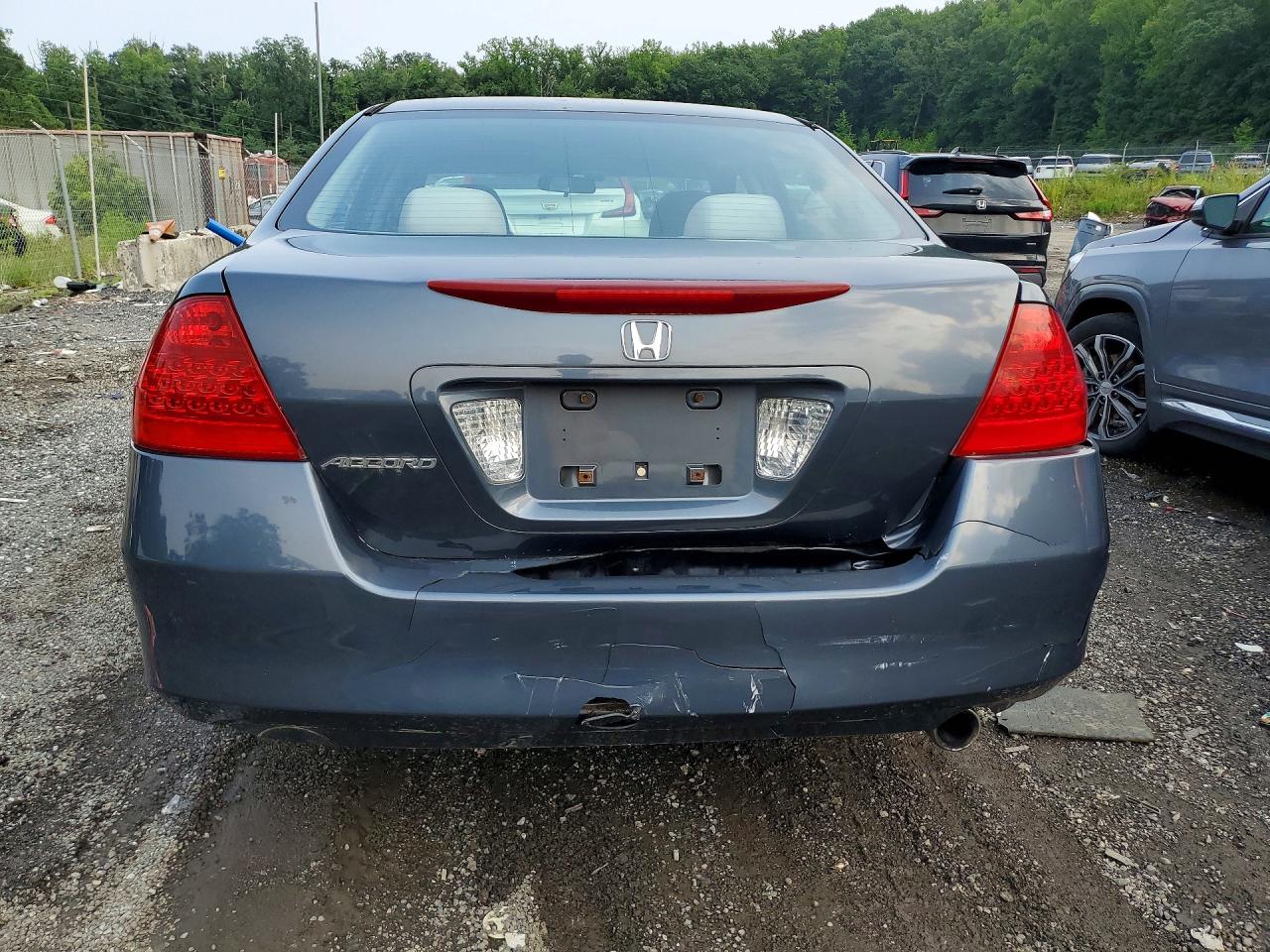 2007 Honda Accord Ex Gray vin: 1HGCM56707A202717