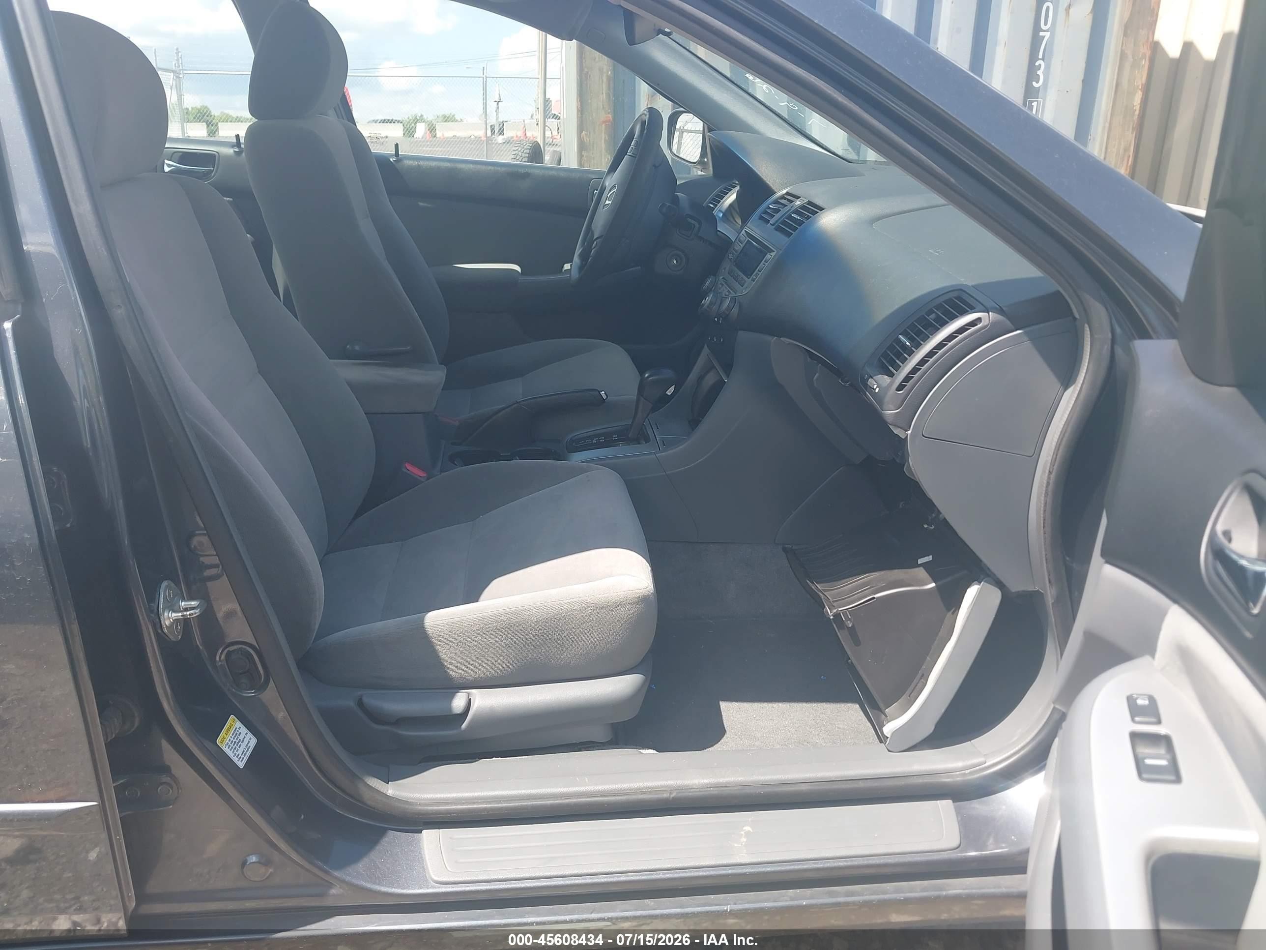 2007 Honda Accord 2.4 Ex Gray vin: 1HGCM56707A202751