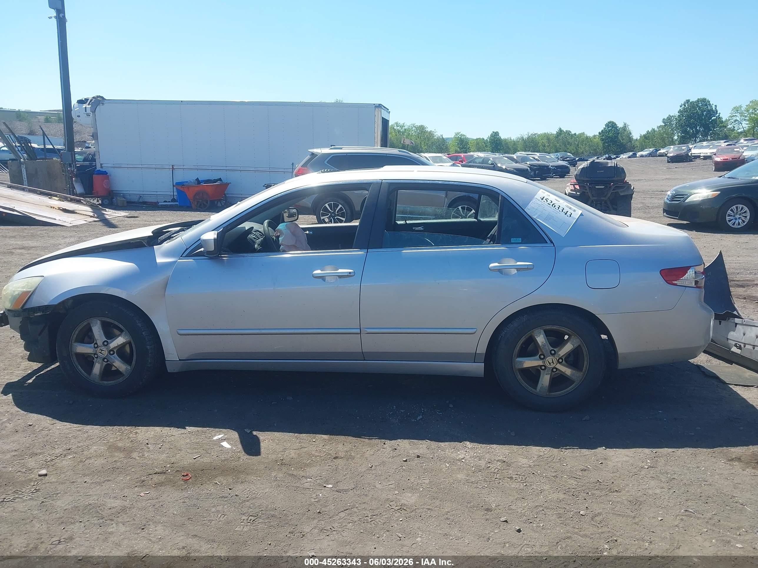 2004 Honda Accord 2.4 Ex Silver vin: 1HGCM56714A115839