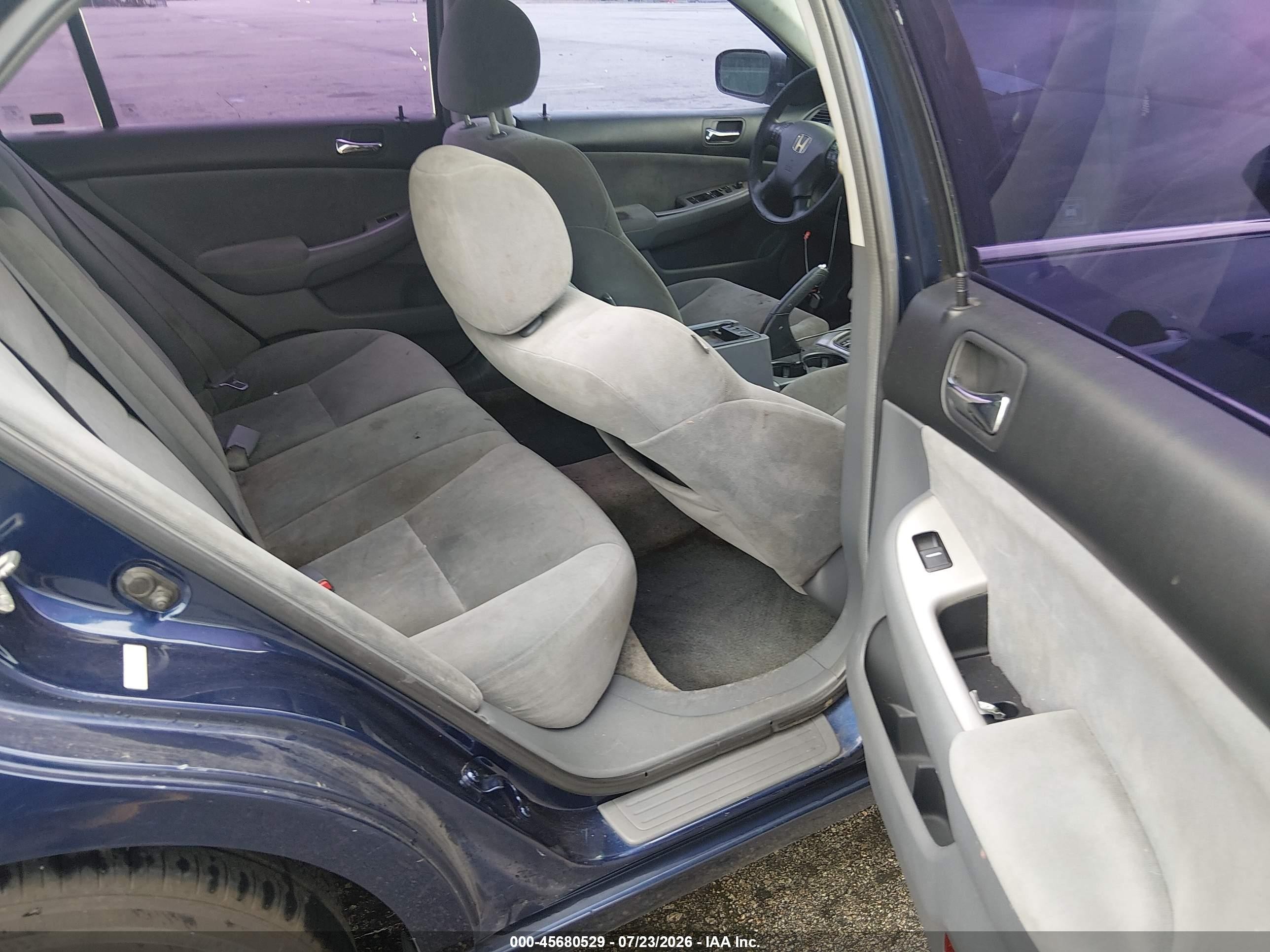 2005 Honda Accord 2.4 Ex Blue vin: 1HGCM56715A007884