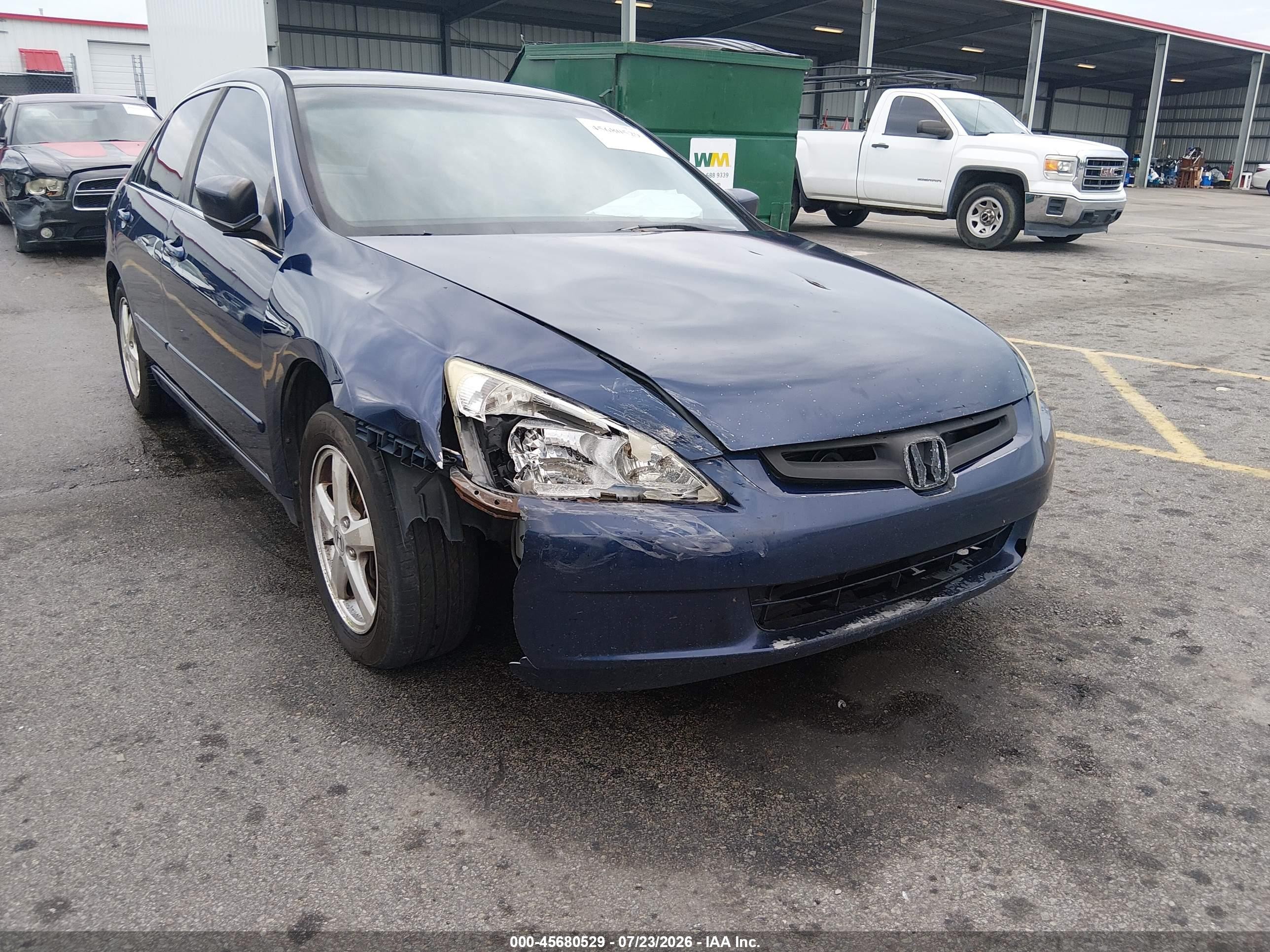2005 Honda Accord 2.4 Ex Blue vin: 1HGCM56715A007884