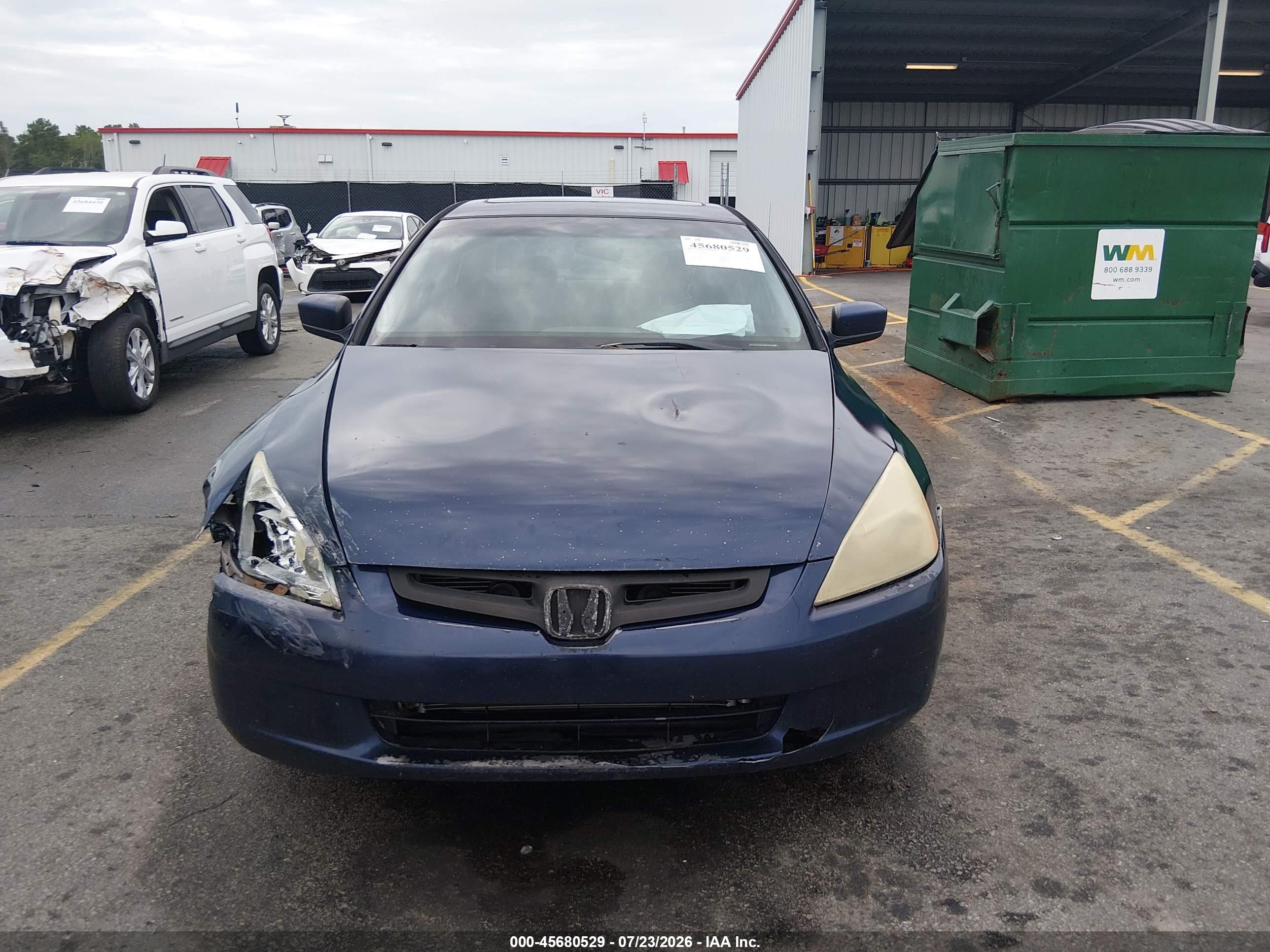 2005 Honda Accord 2.4 Ex Blue vin: 1HGCM56715A007884