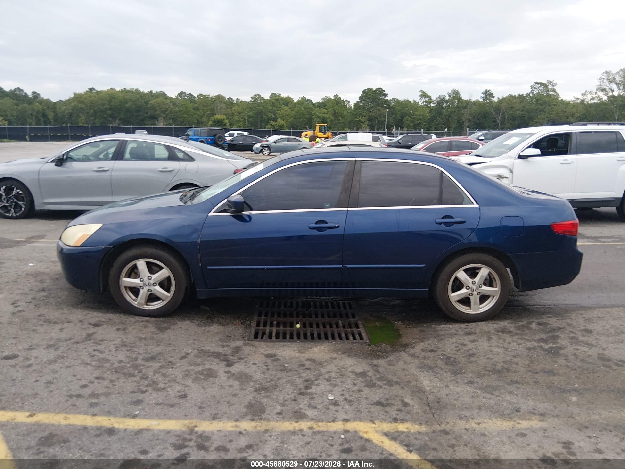 2005 Honda Accord 2.4 Ex Blue vin: 1HGCM56715A007884