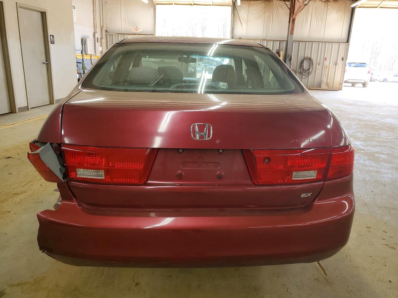 2005 Honda Accord Ex Burgundy vin: 1HGCM56715A043039
