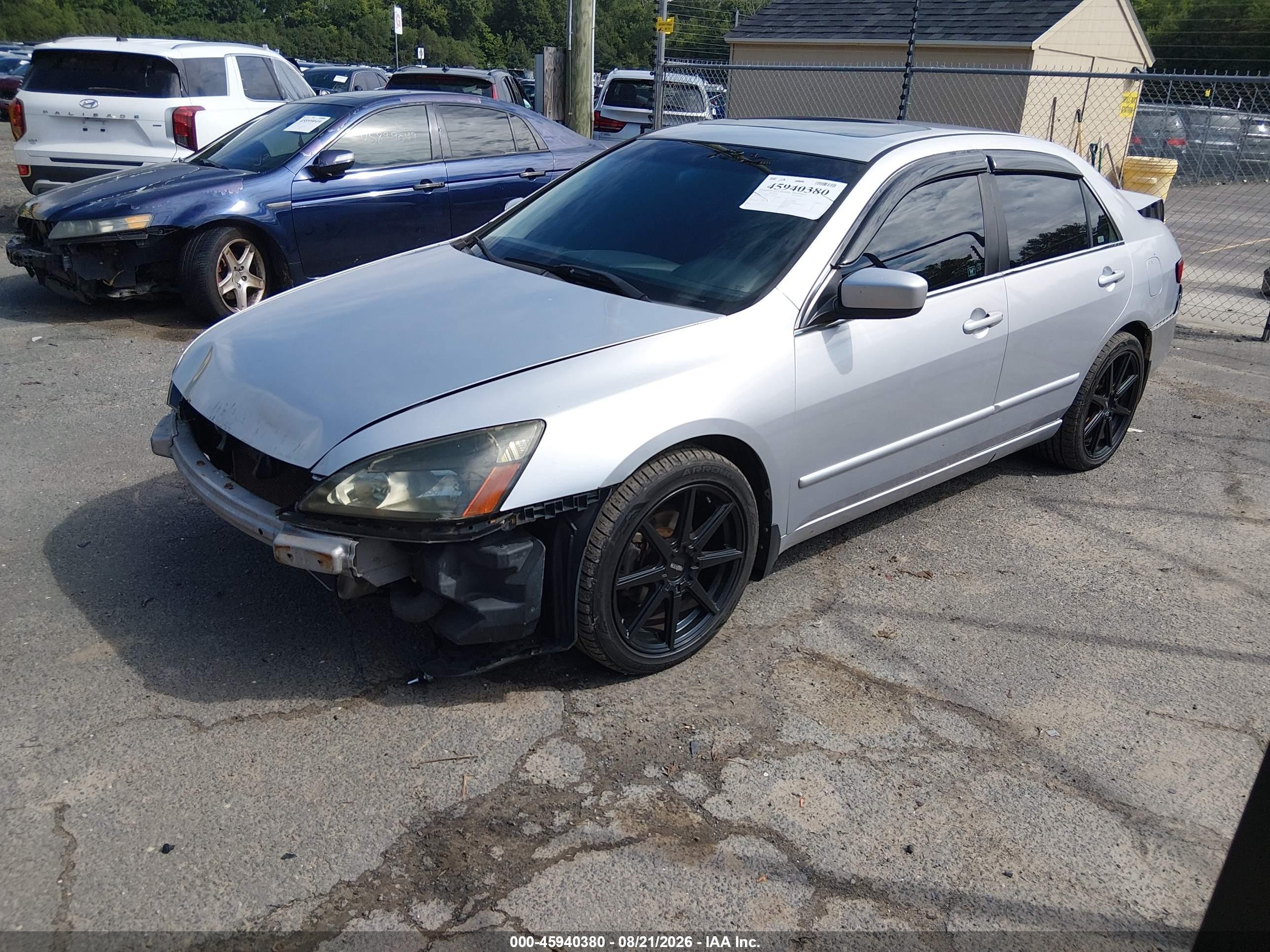 2005 Honda Accord 2.4 Ex Silver vin: 1HGCM56715A061041