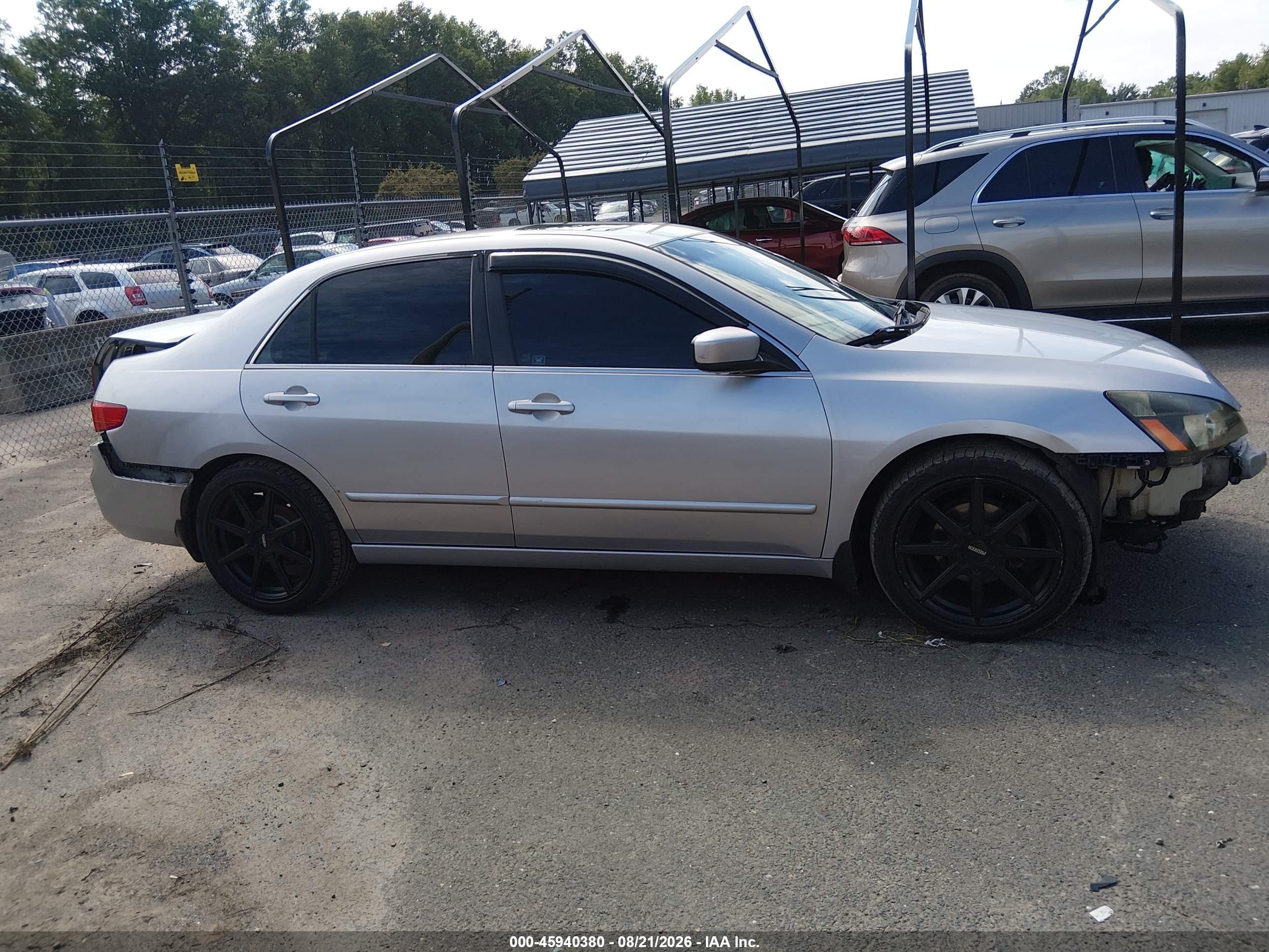 2005 Honda Accord 2.4 Ex Silver vin: 1HGCM56715A061041