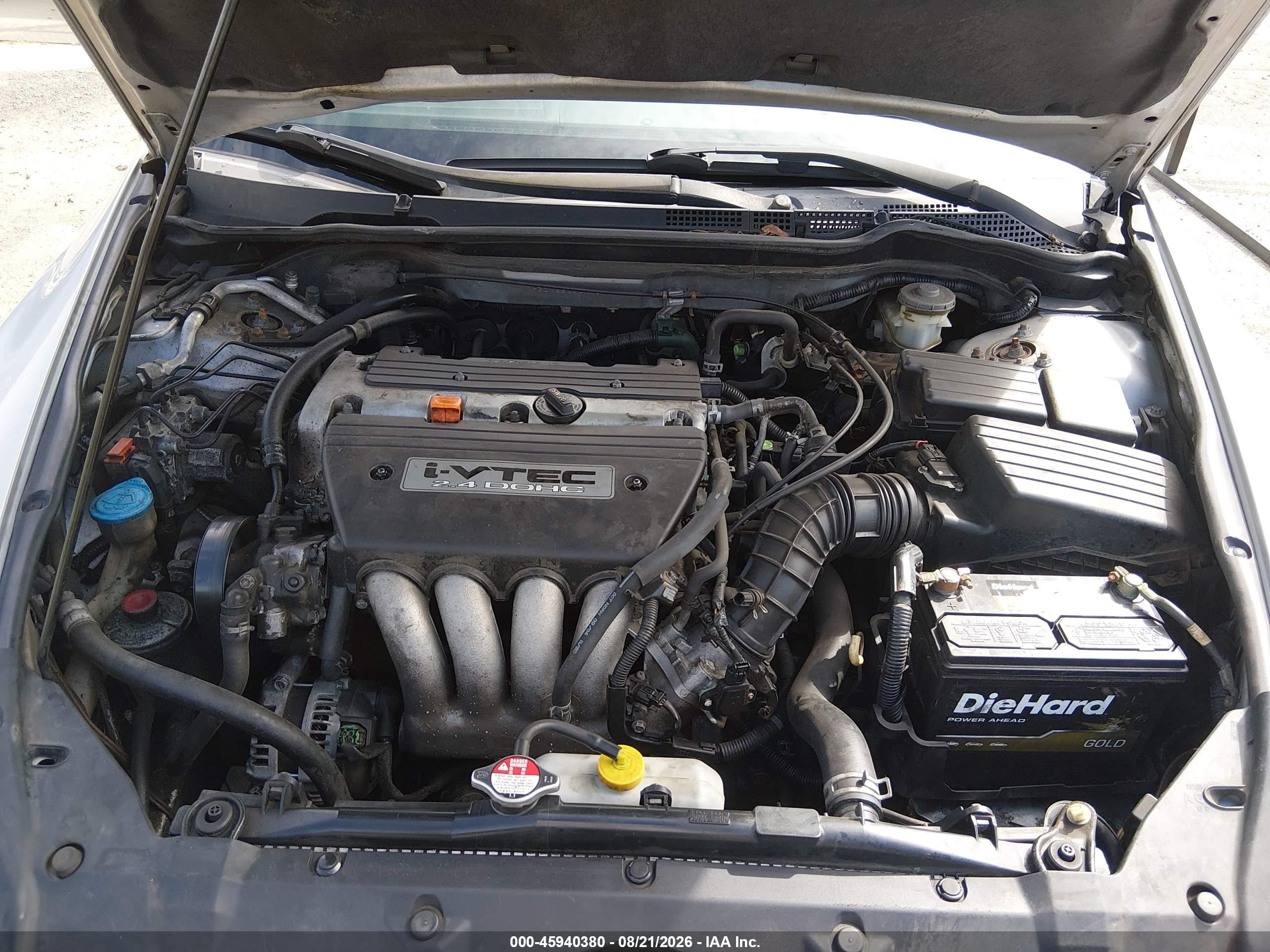 2005 Honda Accord 2.4 Ex Silver vin: 1HGCM56715A061041