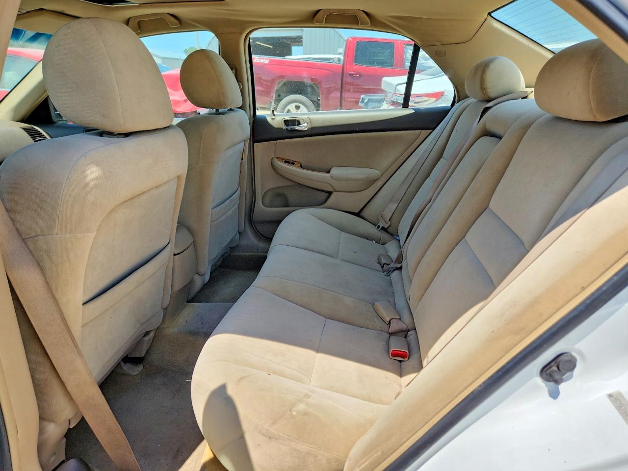 2005 Honda Accord Ex White vin: 1HGCM56715A078373