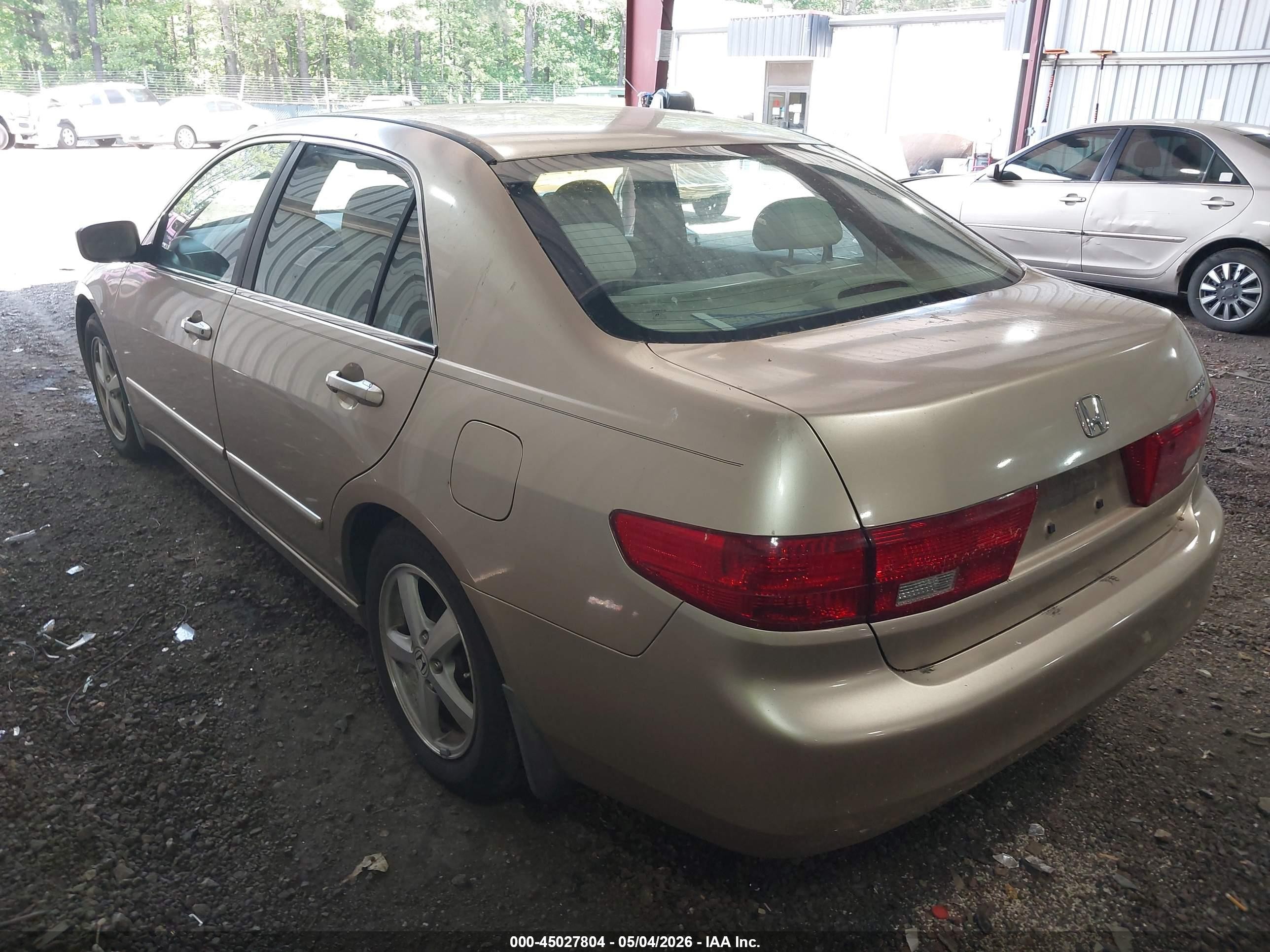 2005 Honda Accord 2.4 Ex Beige vin: 1HGCM56715A138037