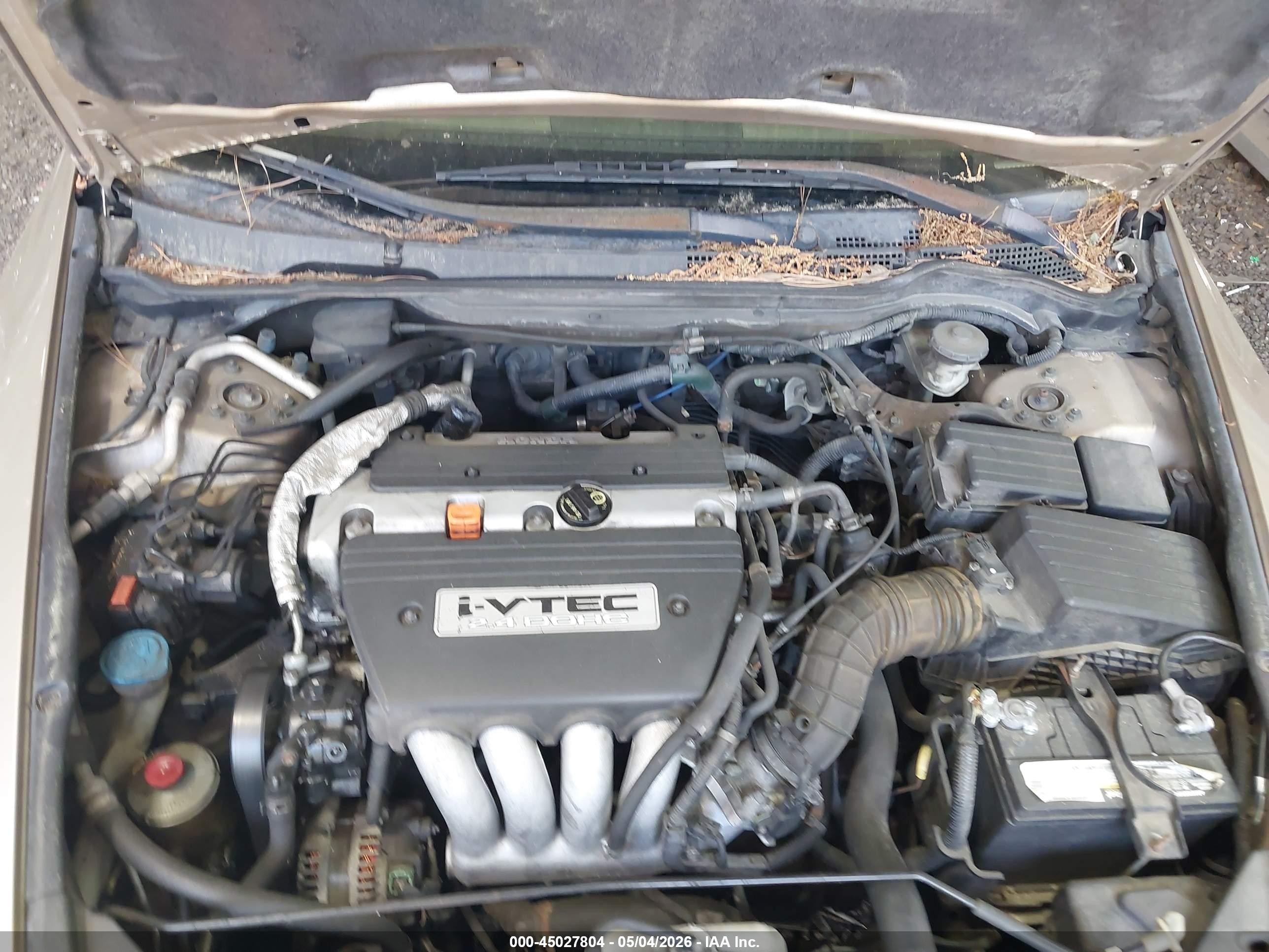 2005 Honda Accord 2.4 Ex Beige vin: 1HGCM56715A138037