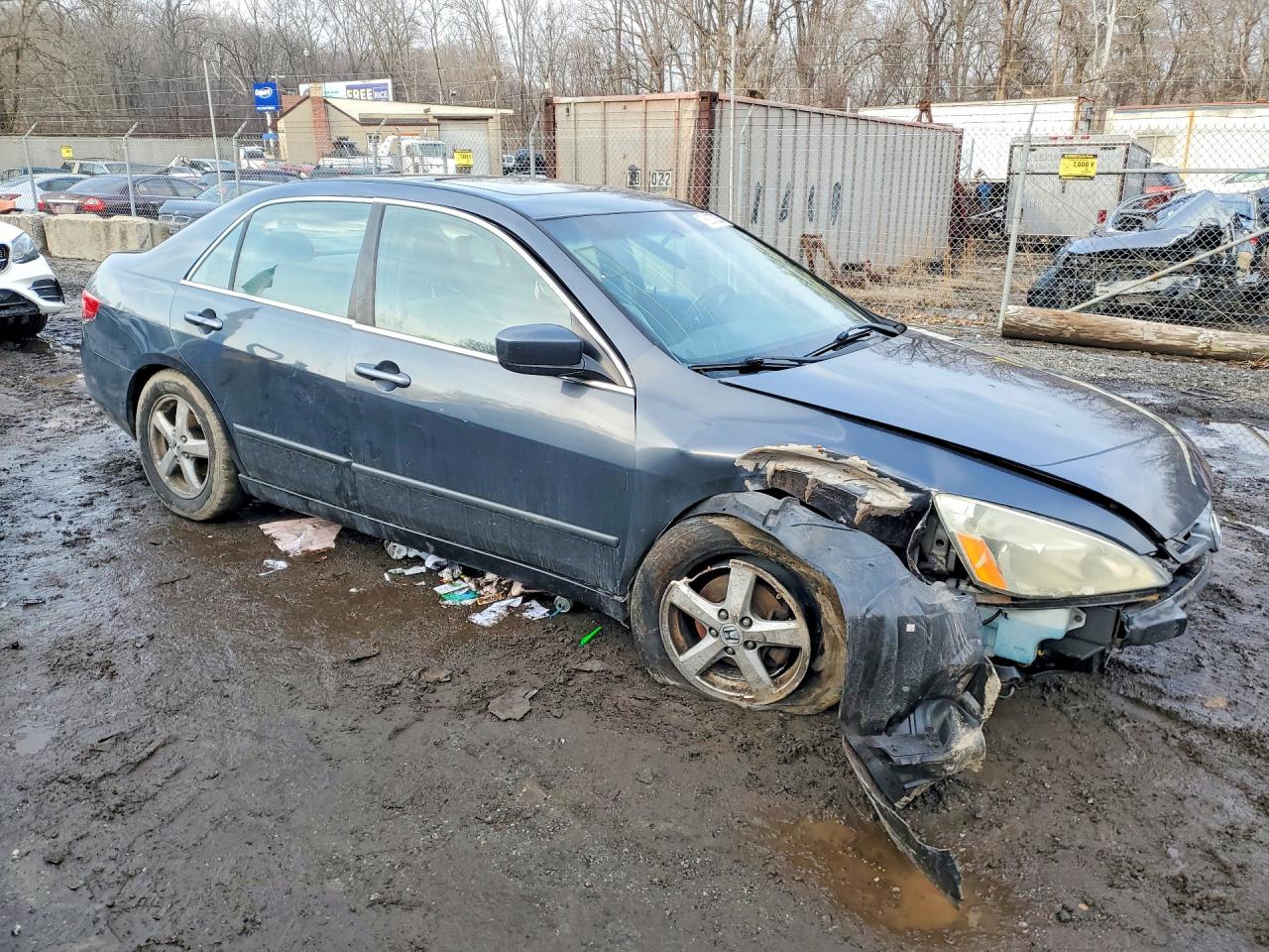 2005 Honda Accord Ex Gray vin: 1HGCM56715A192258