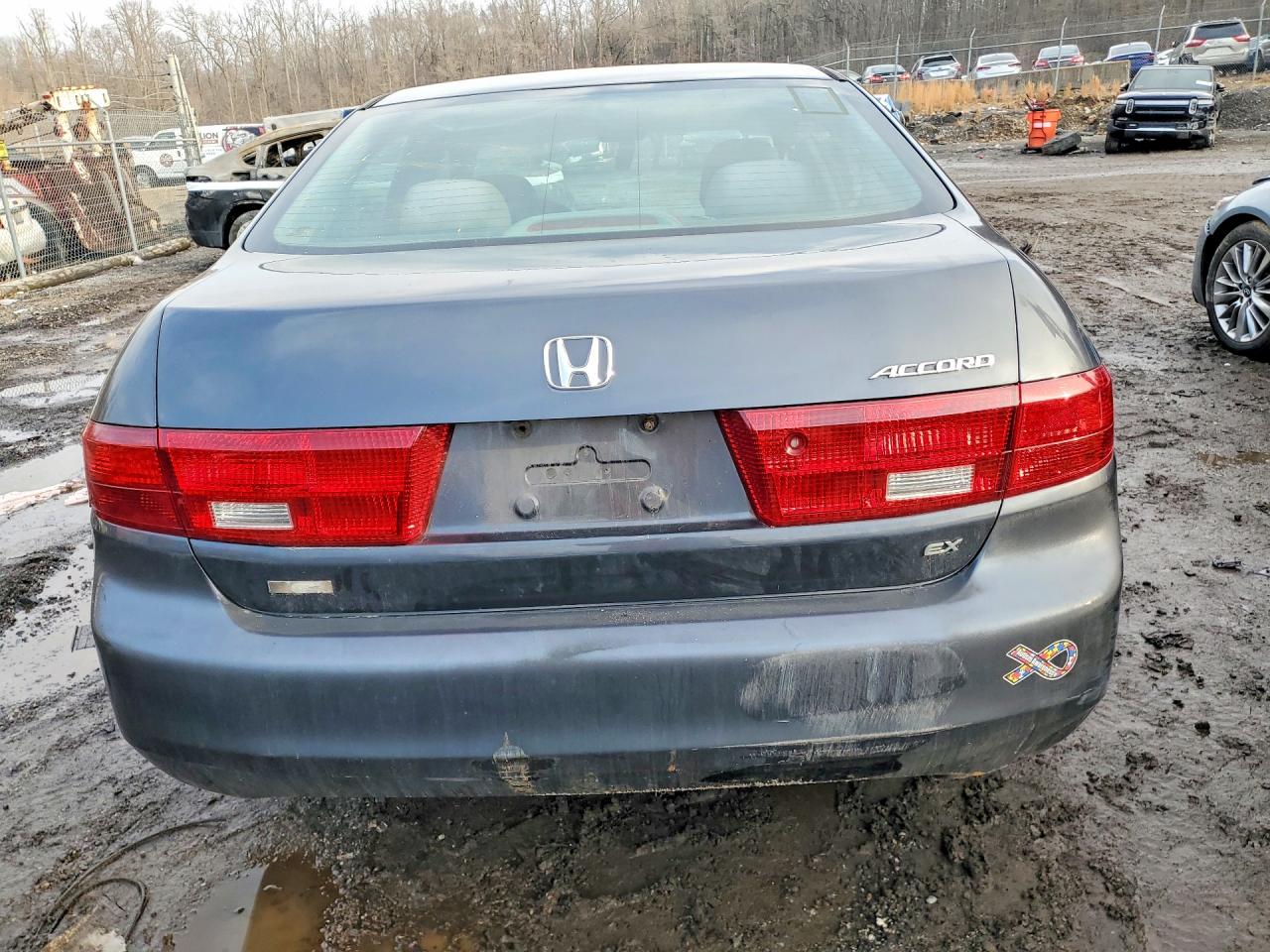 2005 Honda Accord Ex Gray vin: 1HGCM56715A192258