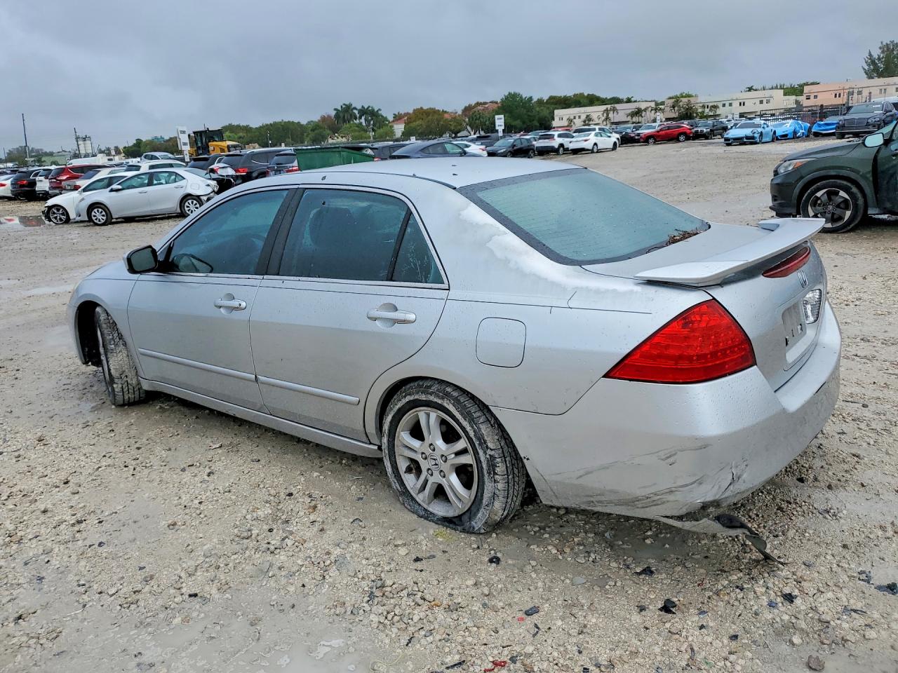 2006 Honda Accord Ex Серебряный vin: 1HGCM56716A008115