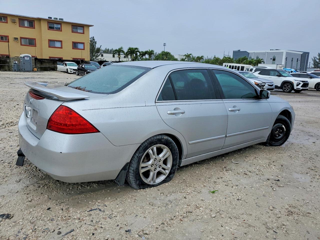 2006 Honda Accord Ex Серебряный vin: 1HGCM56716A008115