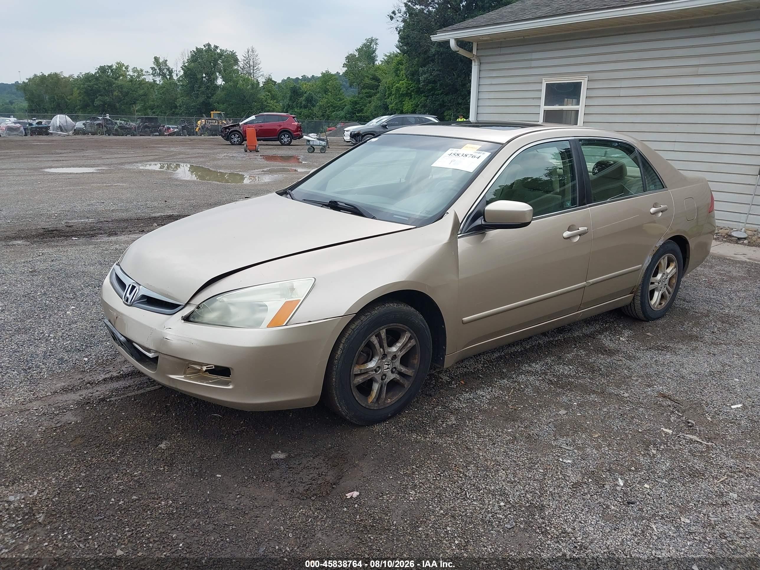 2006 Honda Accord 2.4 Ex Золотой vin: 1HGCM56716A030101