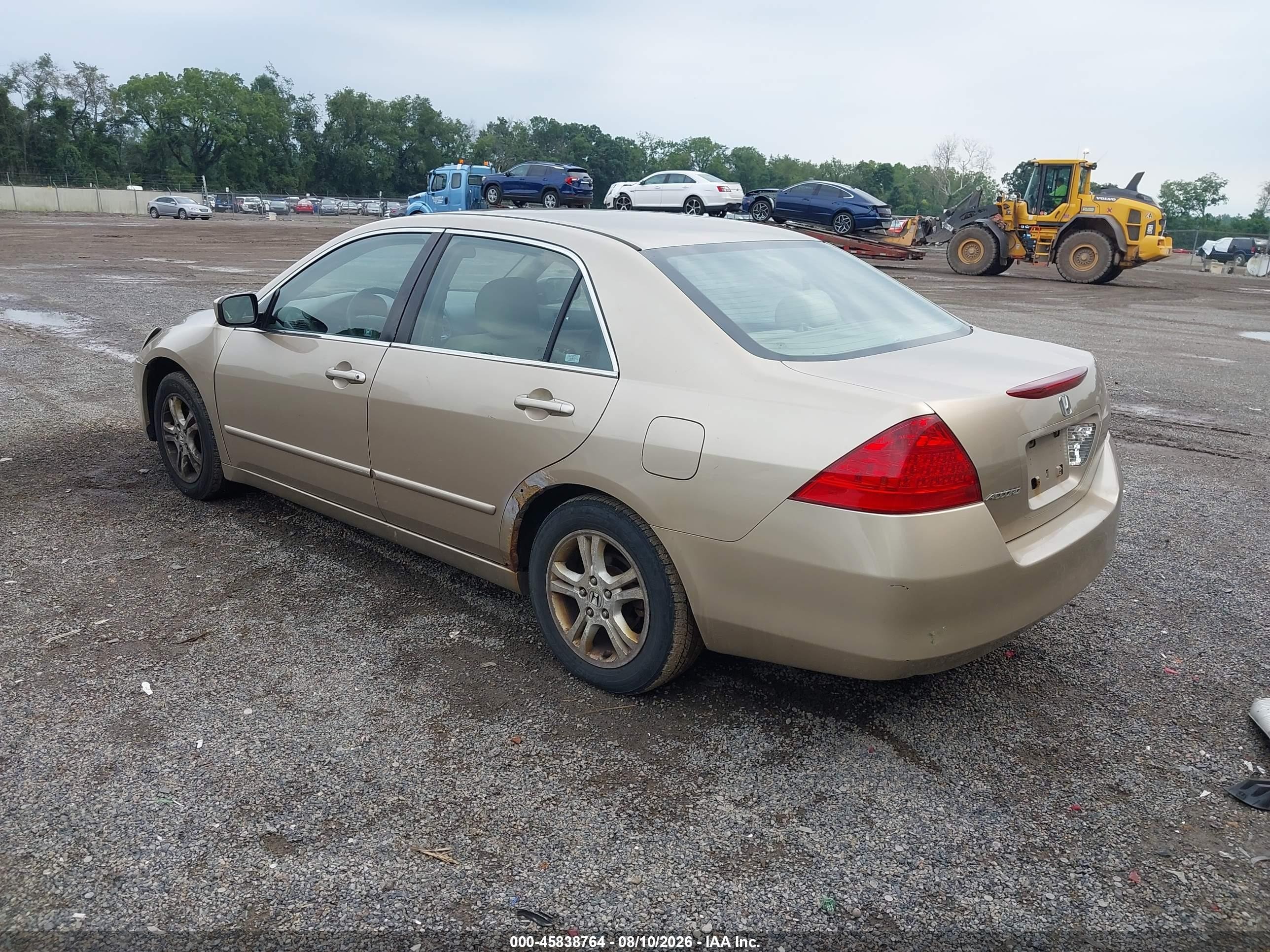 2006 Honda Accord 2.4 Ex Золотой vin: 1HGCM56716A030101