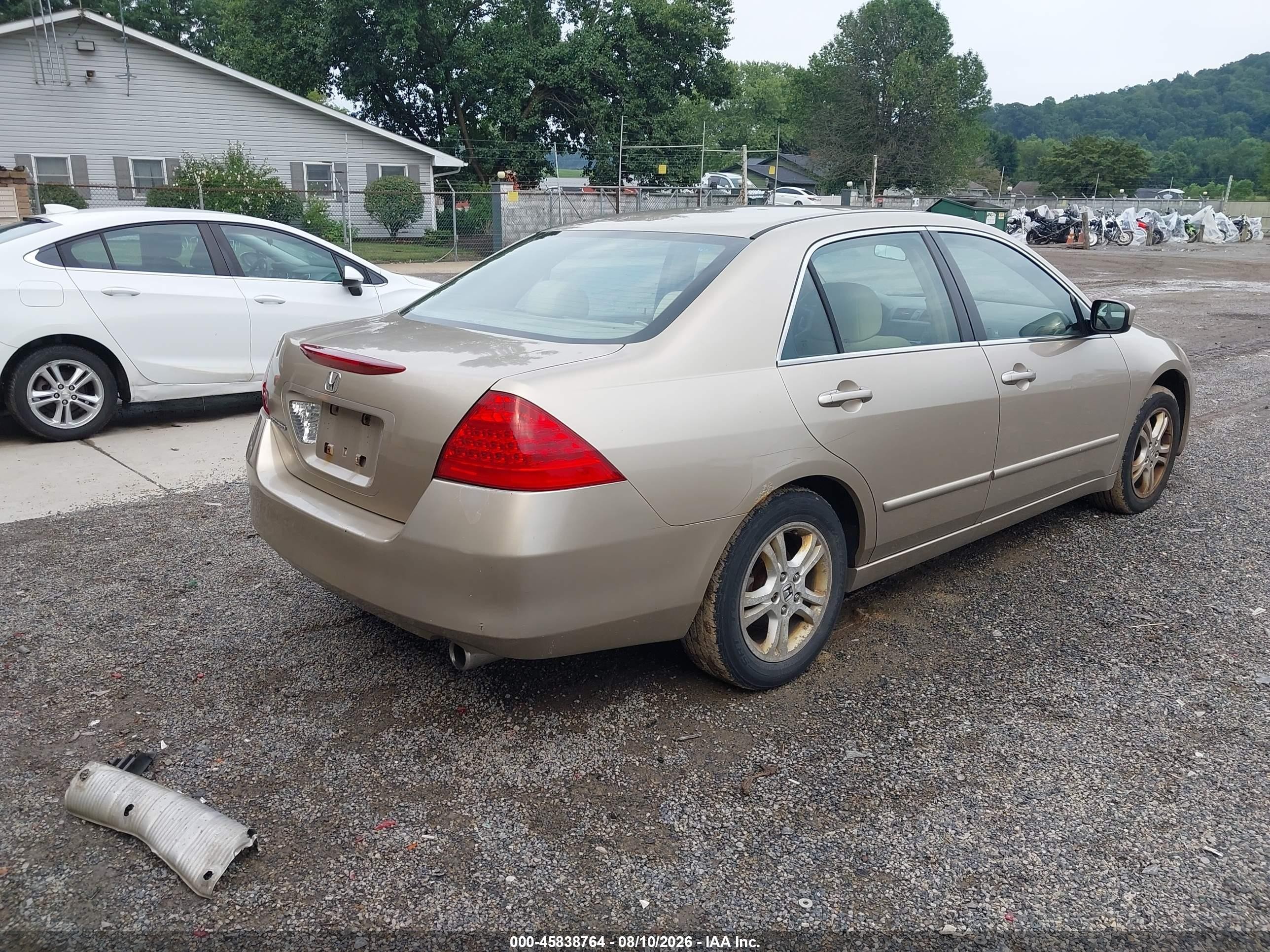 2006 Honda Accord 2.4 Ex Золотой vin: 1HGCM56716A030101