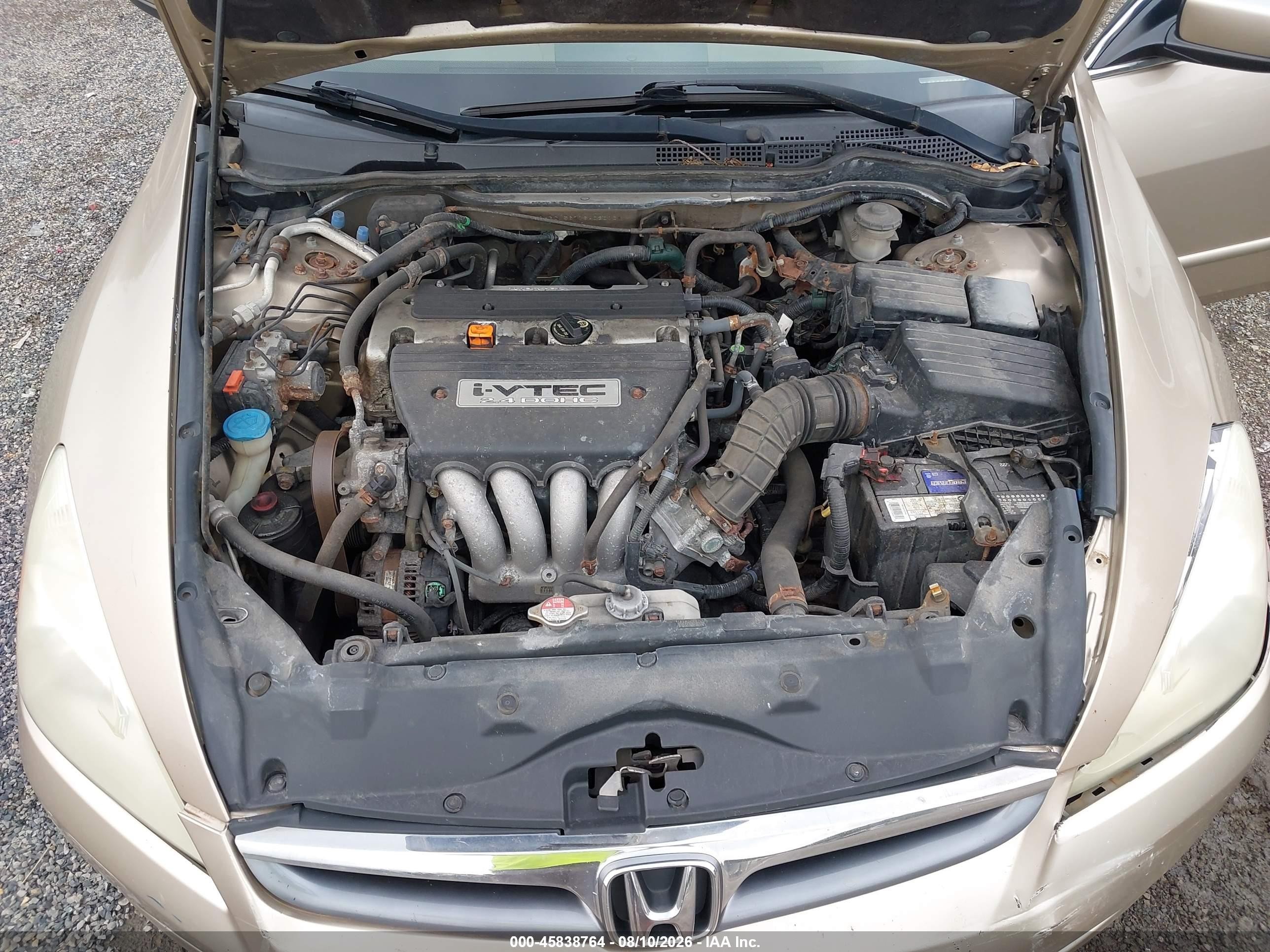 2006 Honda Accord 2.4 Ex Золотой vin: 1HGCM56716A030101