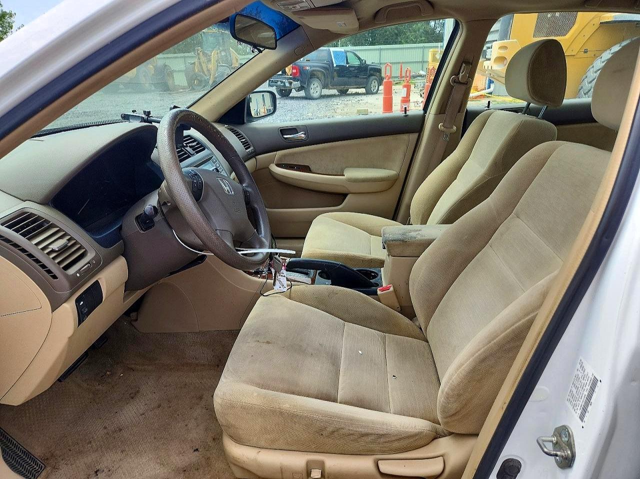 2006 Honda Accord Ex White vin: 1HGCM56716A143658