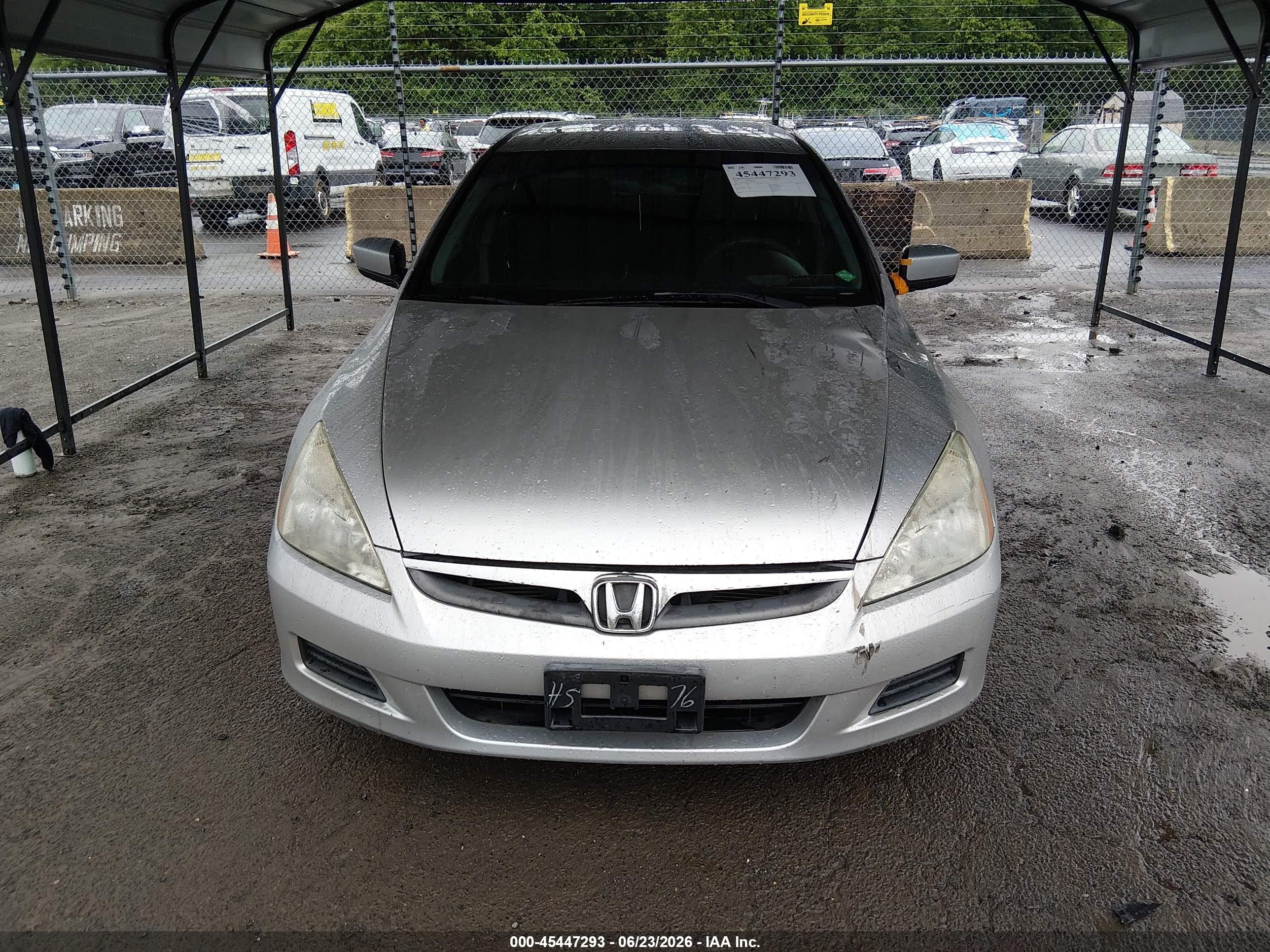 2007 Honda Accord 2.4 Ex Silver vin: 1HGCM56717A079123